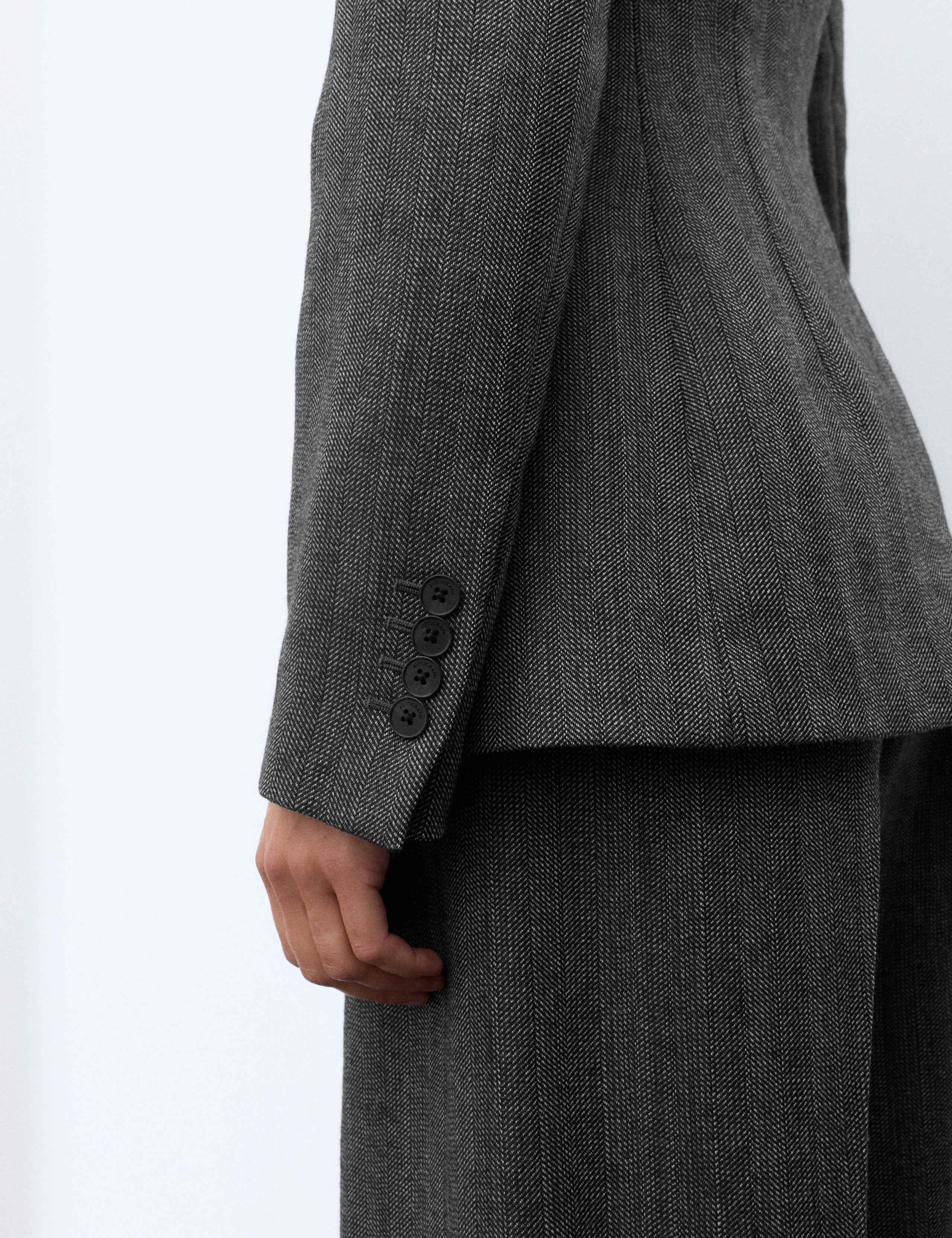Pure Wool Single Breasted Waisted Blazer 6 of 7