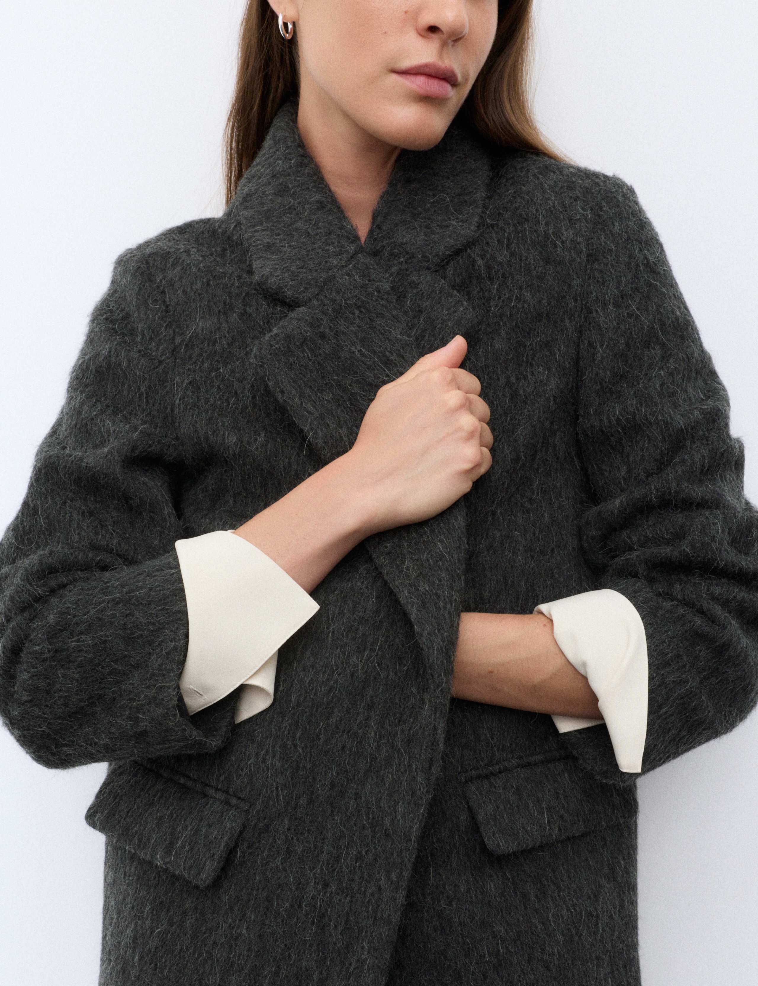 Wool Rich Brushed Tailored Jacket 6 of 8
