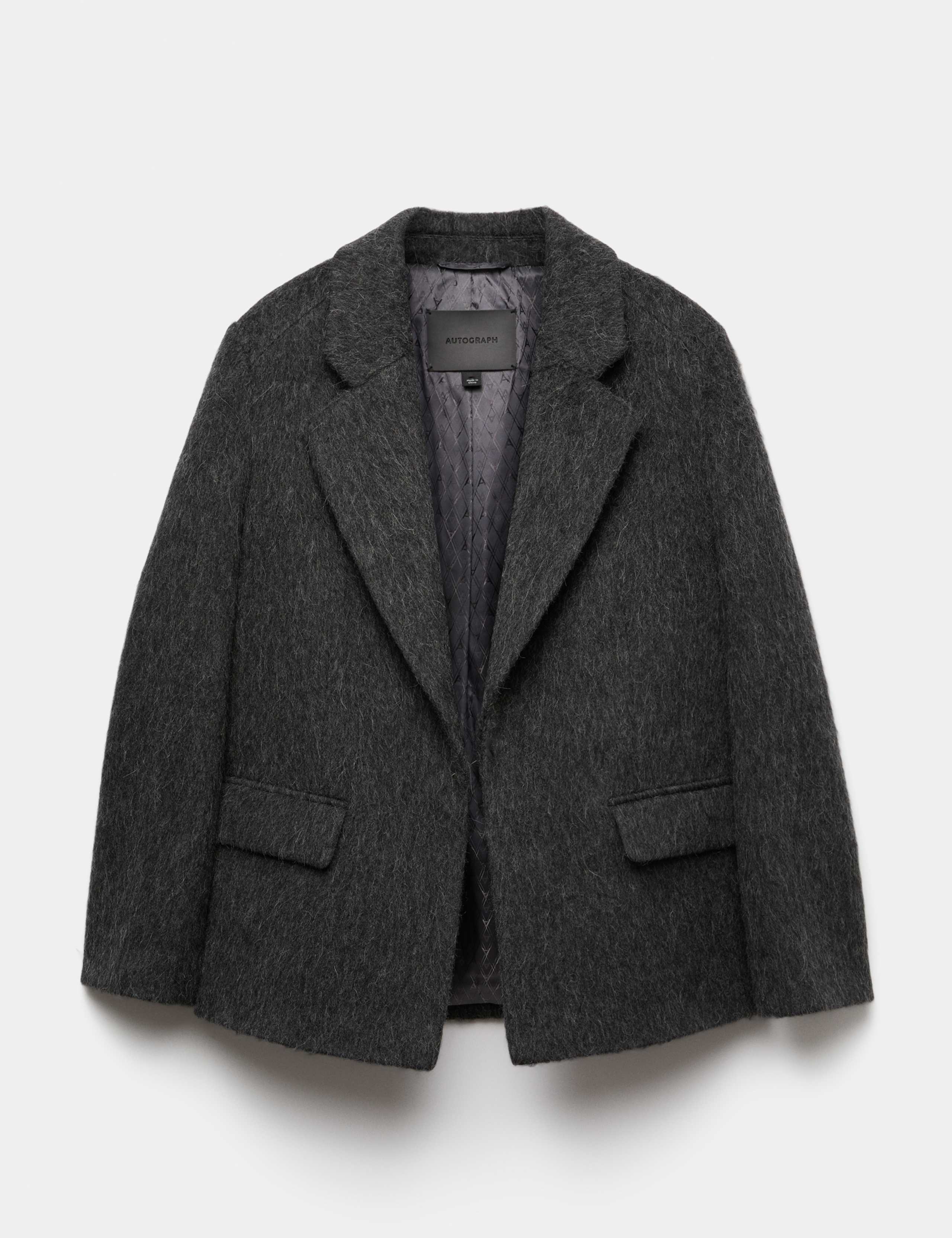 Wool Rich Brushed Tailored Jacket 2 of 8