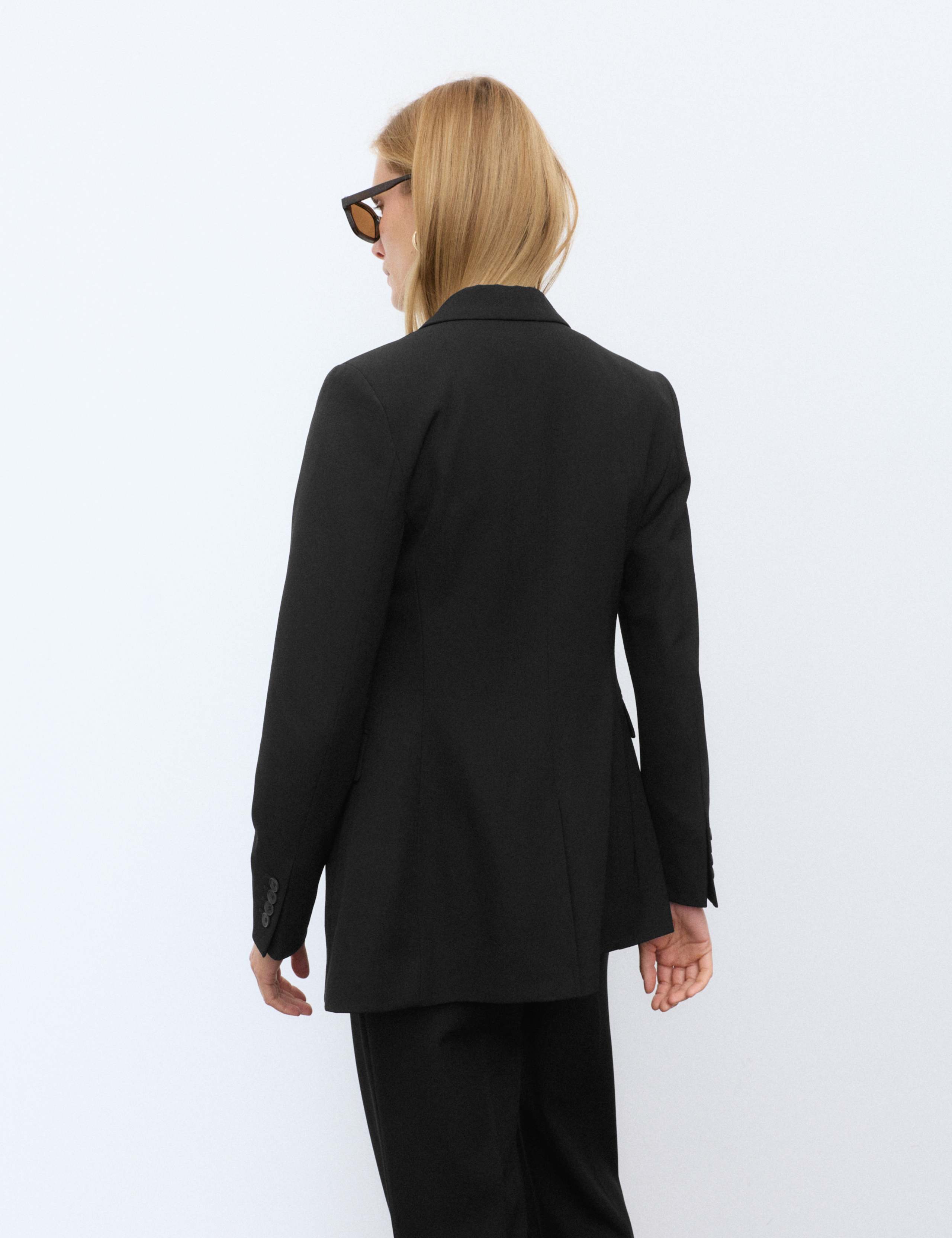Pure Wool Tailored Single-Breasted Blazer 3 of 7