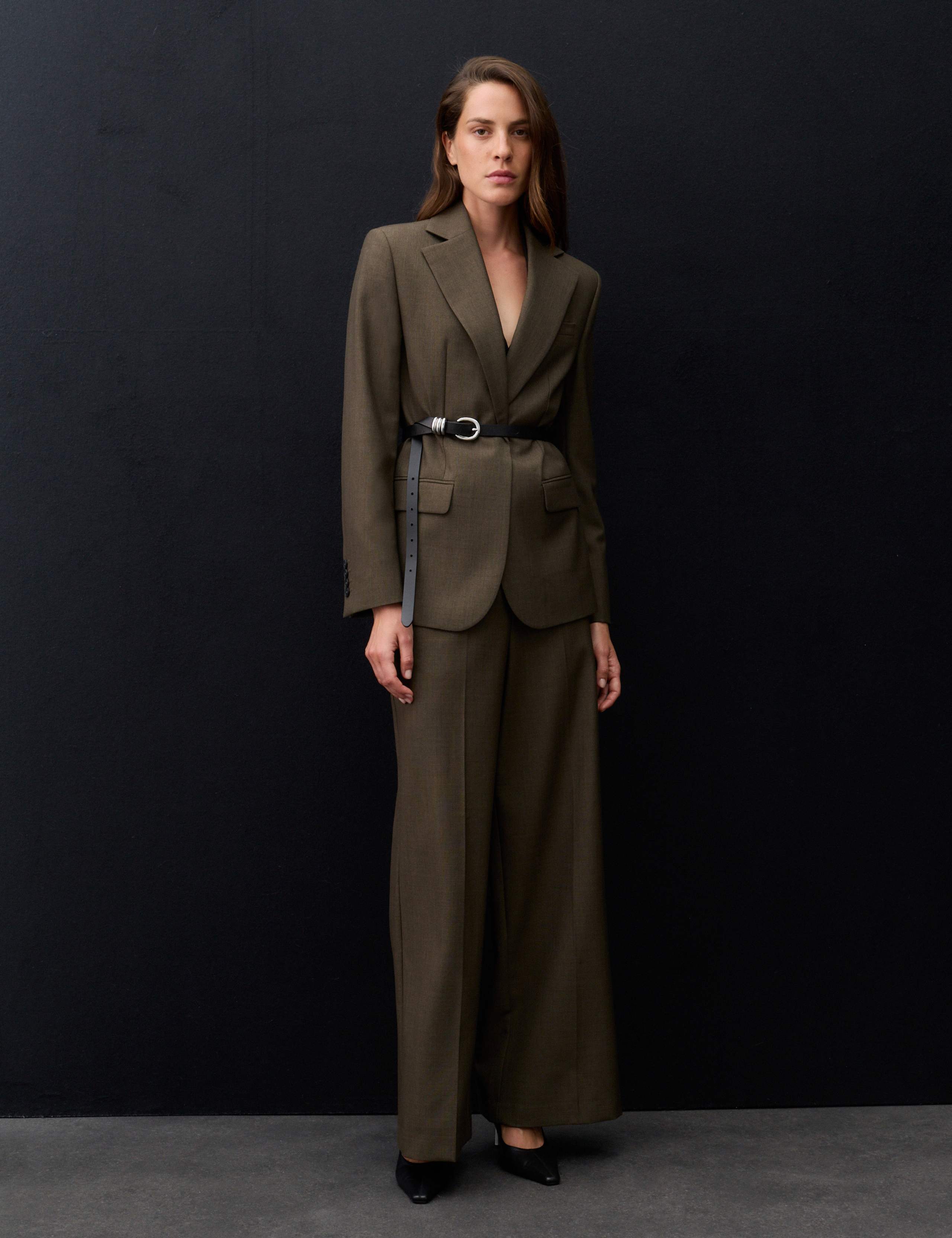 Wool Blend Tailored Blazer 4 of 7