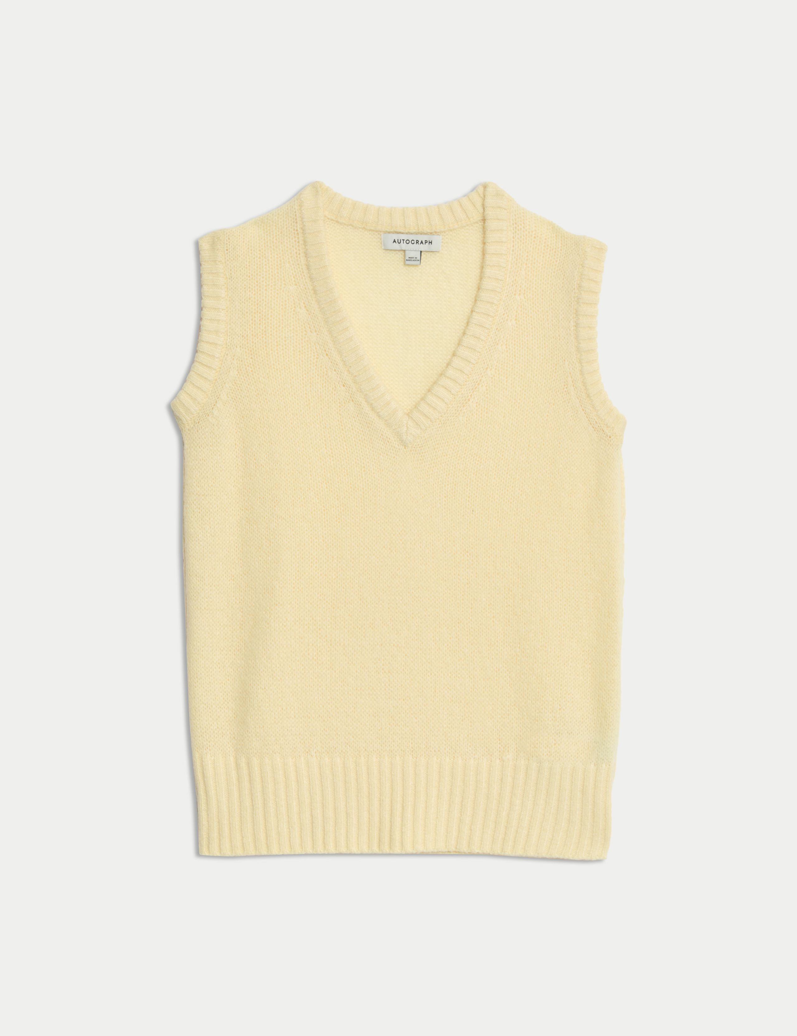 V-Neck Knitted Vest With Cashmere 2 of 8