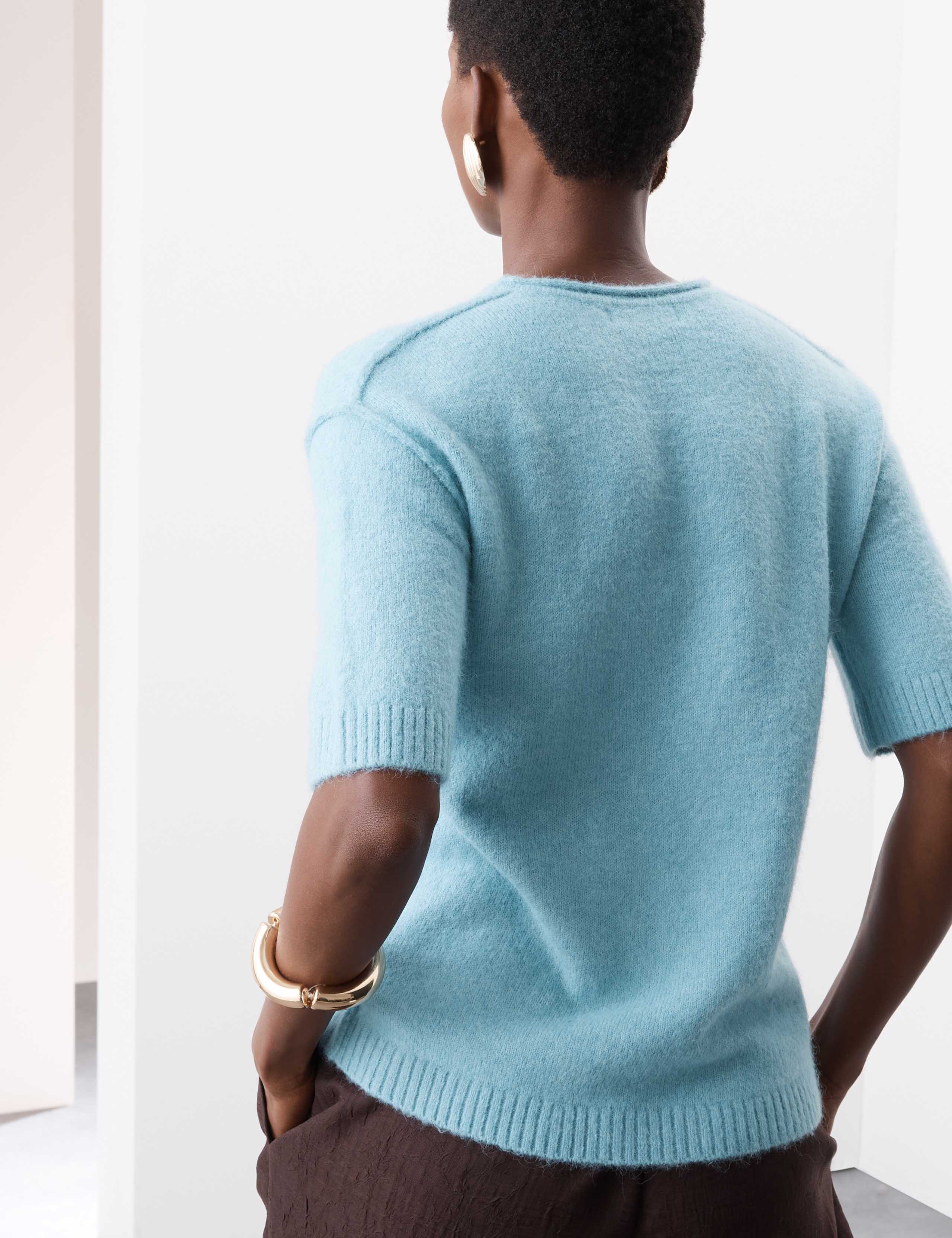 Relaxed Knitted Top with Wool & Alpaca 4 of 7