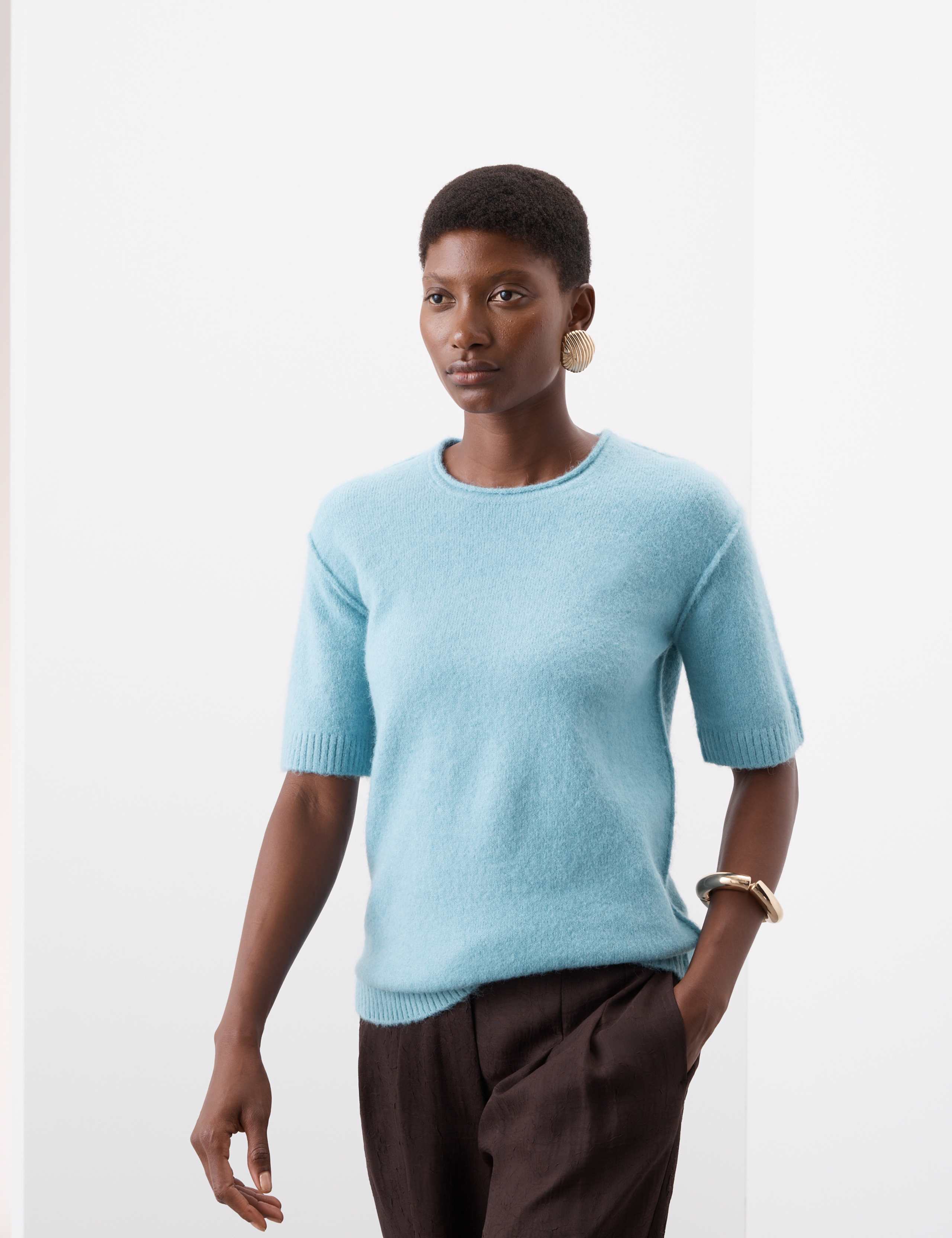 Relaxed Knitted Top with Wool & Alpaca 5 of 7