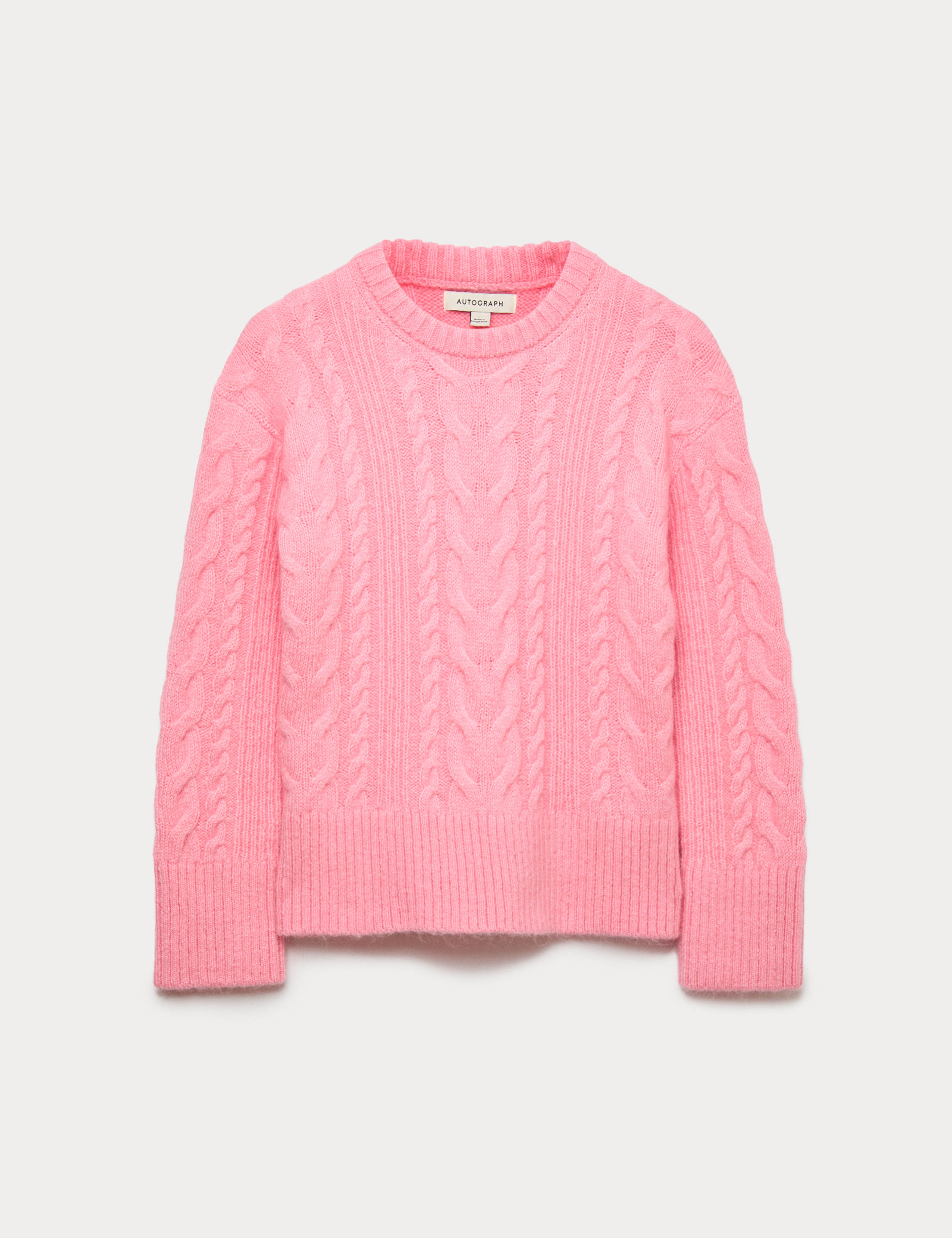 Cable Knit Jumper With Mohair 2 of 6