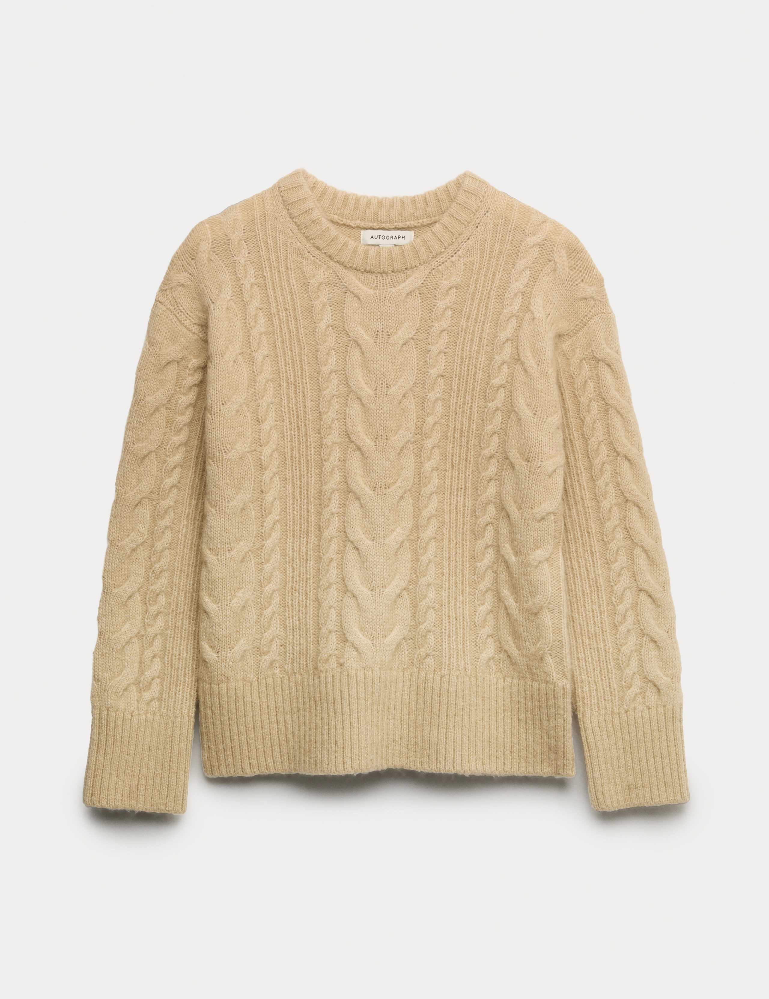 Cable Knit Jumper With Mohair 2 of 6