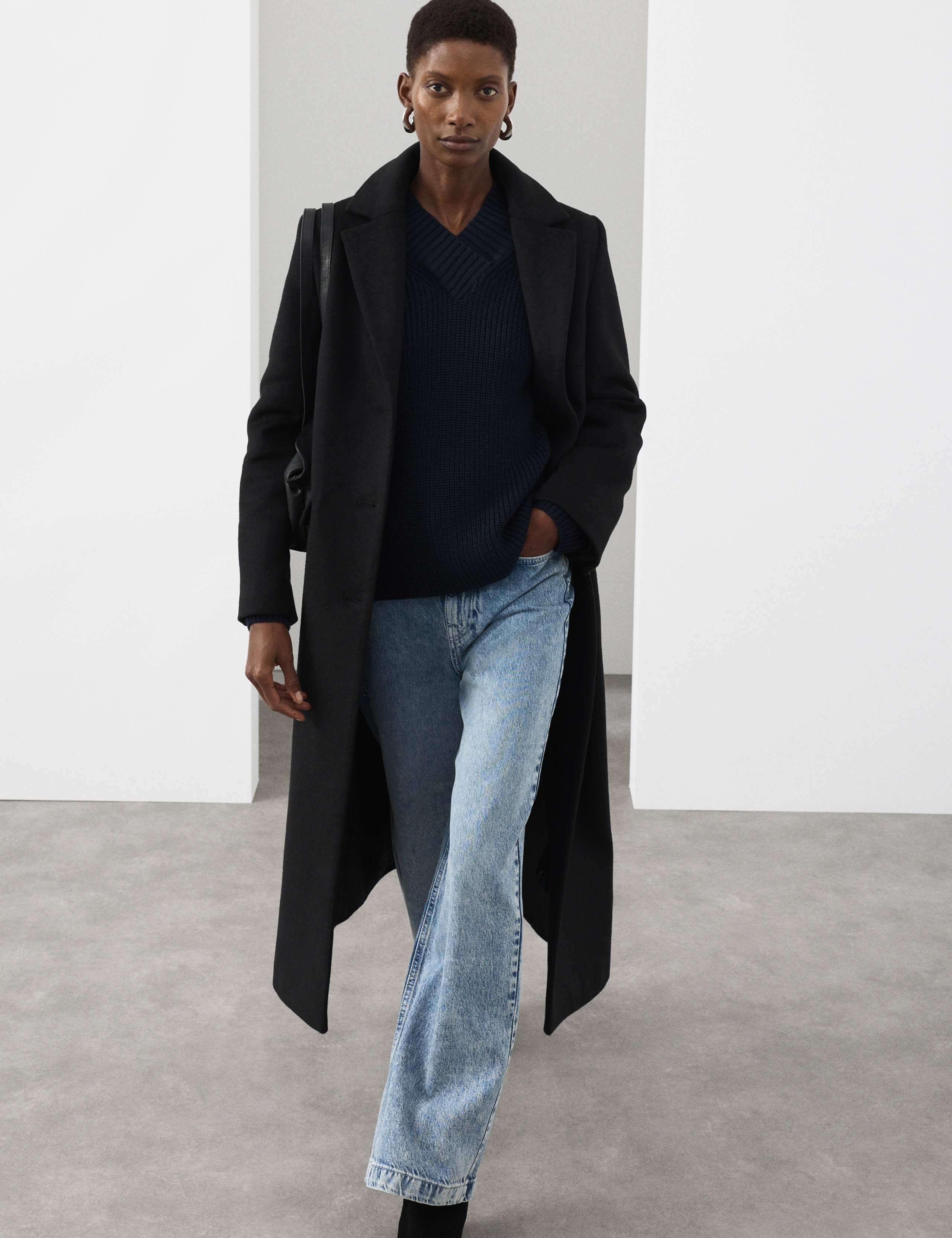 Pure Merino Wool V-Neck Jumper 4 of 6