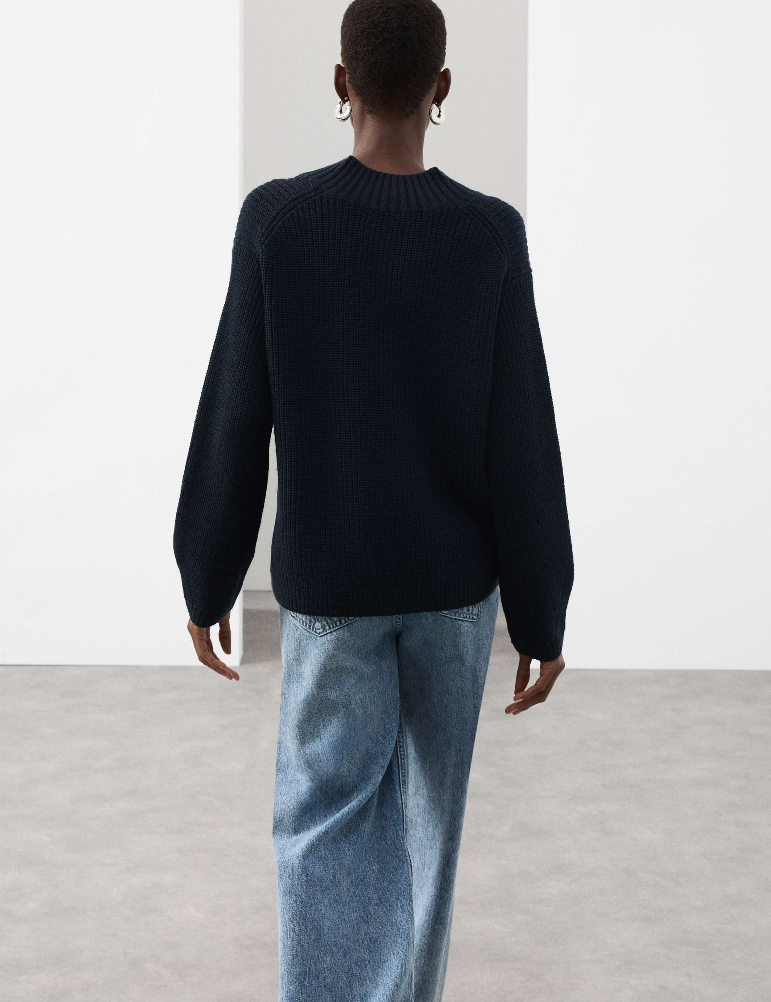 Pure Merino Wool V-Neck Jumper 6 of 6