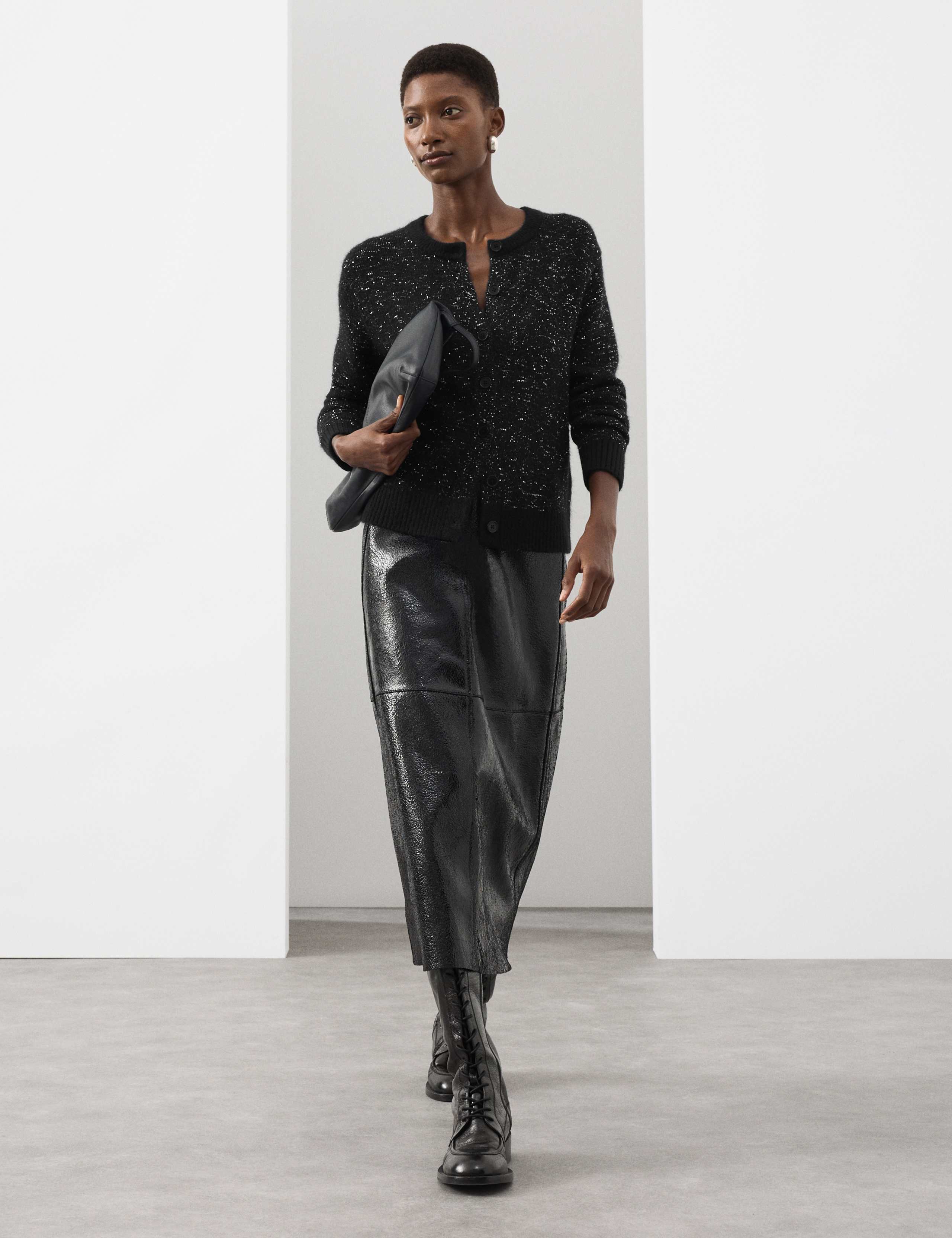 Sequin Cardigan with Wool 3 of 6