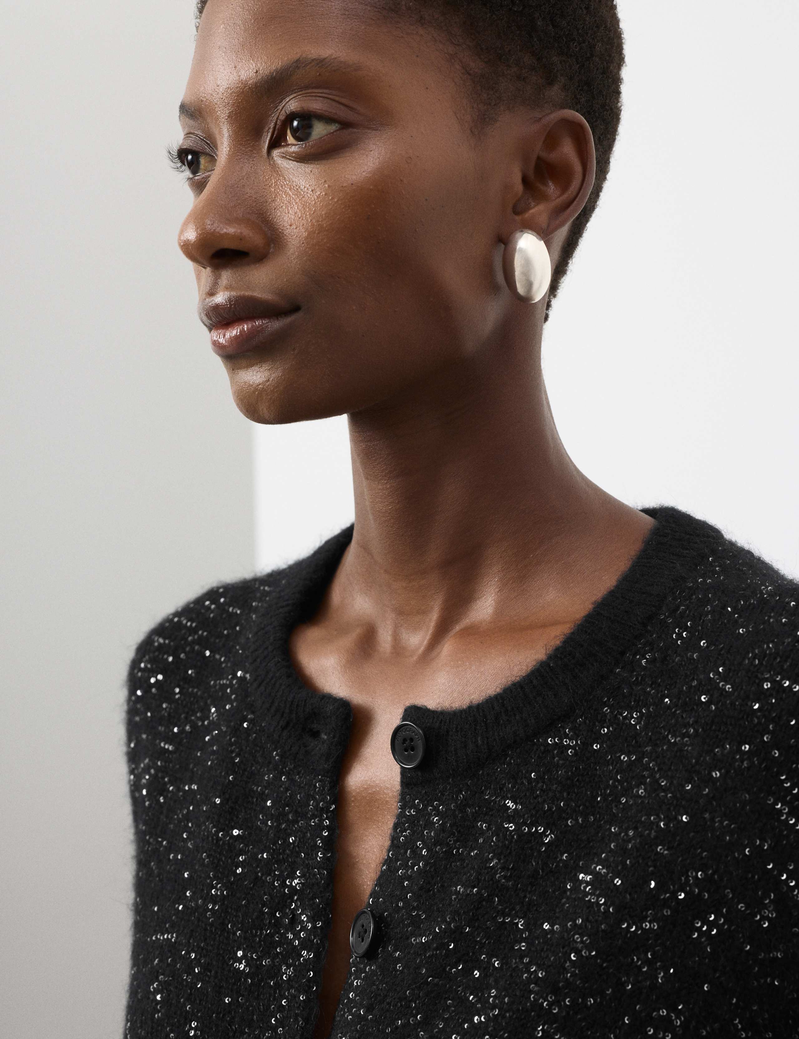 Sequin Cardigan with Wool 5 of 6