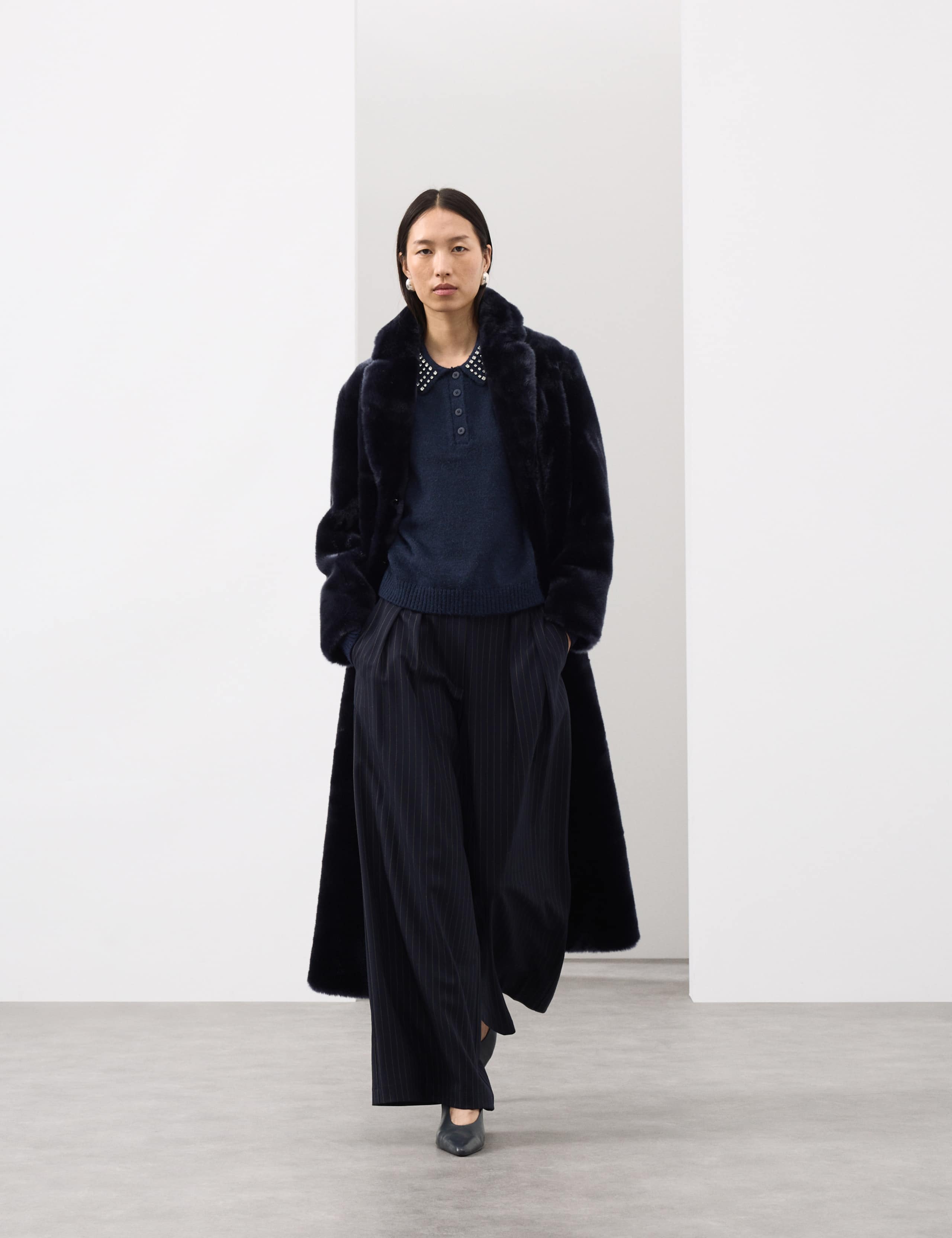 Embellished Polo Jumper with Wool 3 of 7