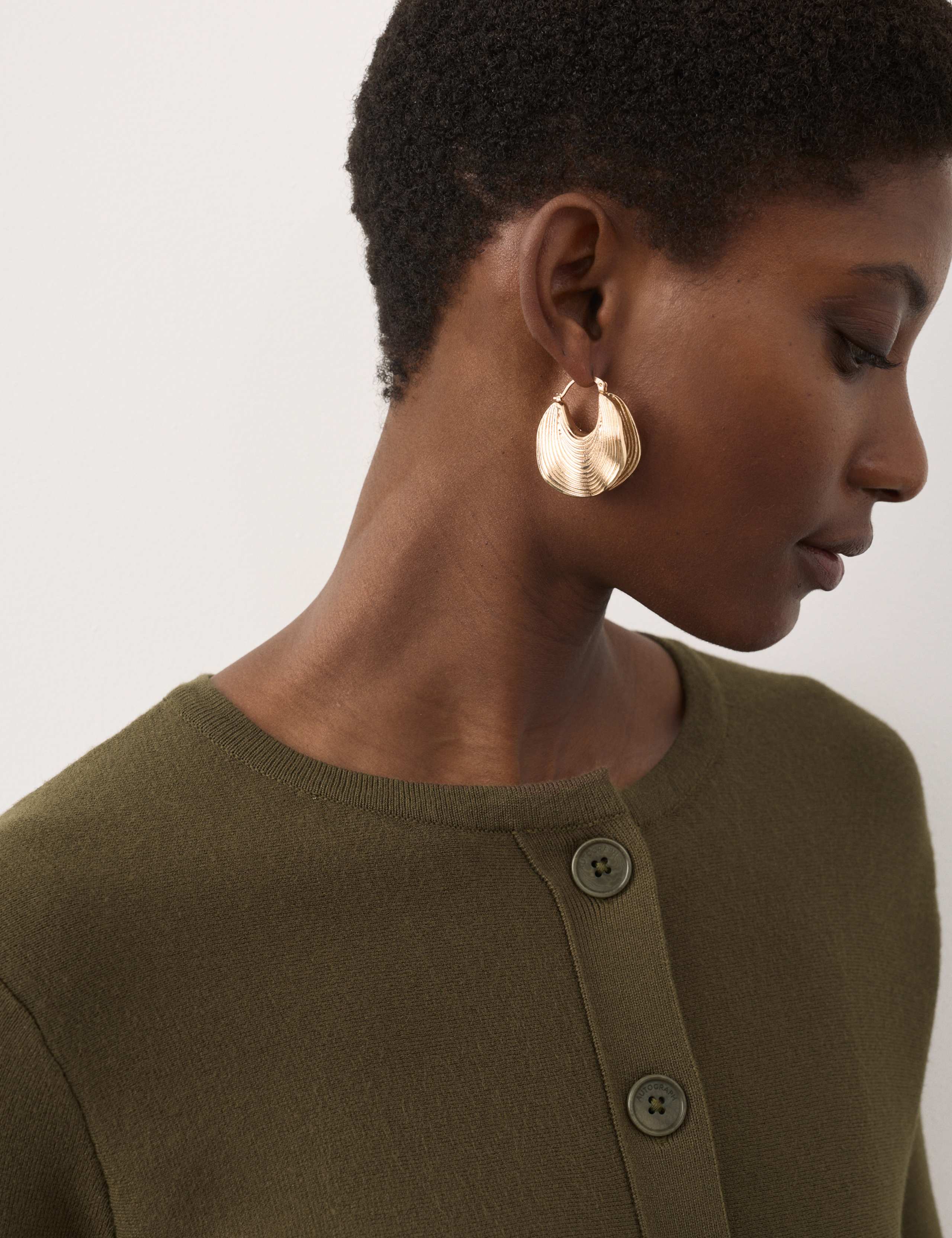 Textured Peplum Cardigan 3 of 7