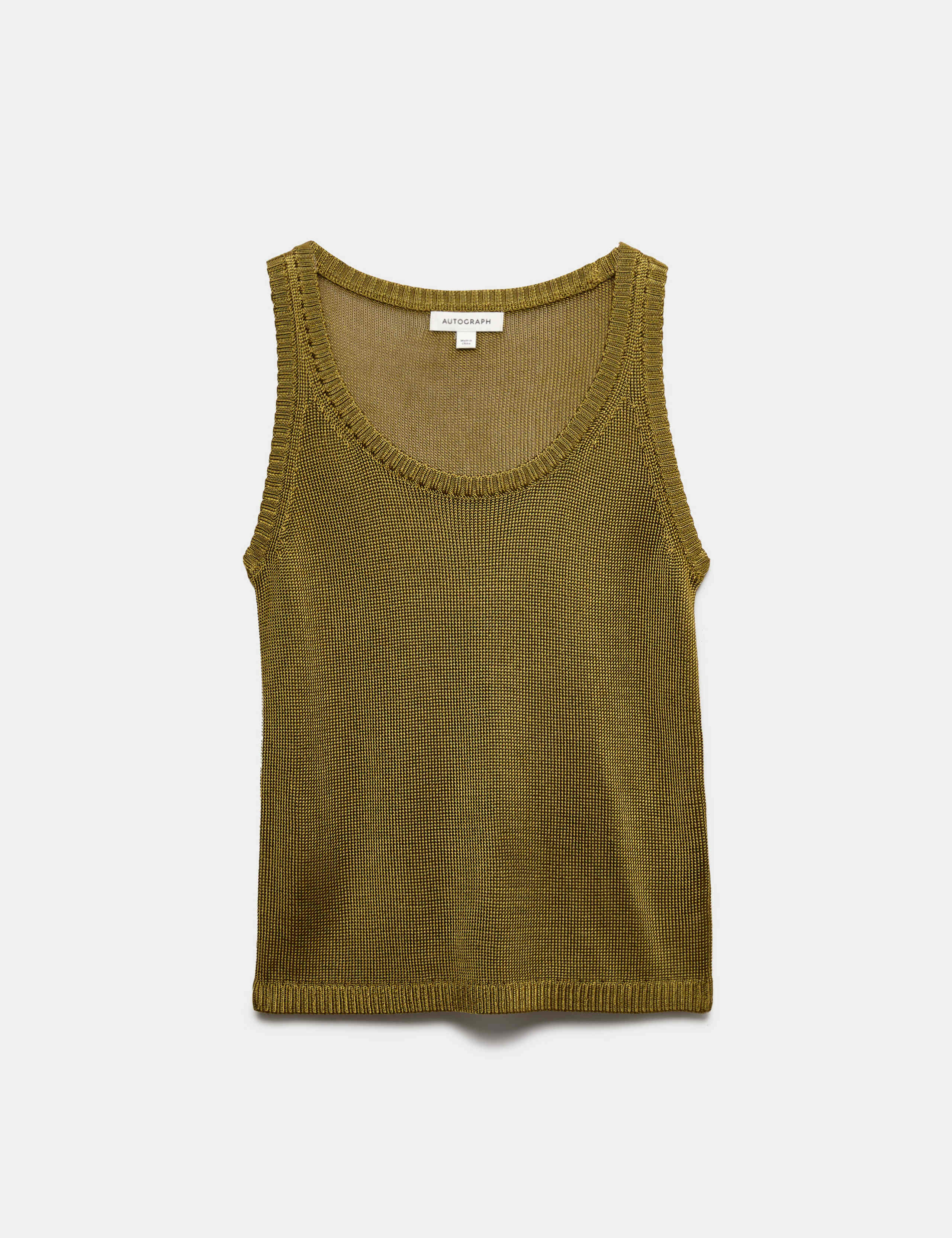 Metallic Knitted Vest Top 2 of 7