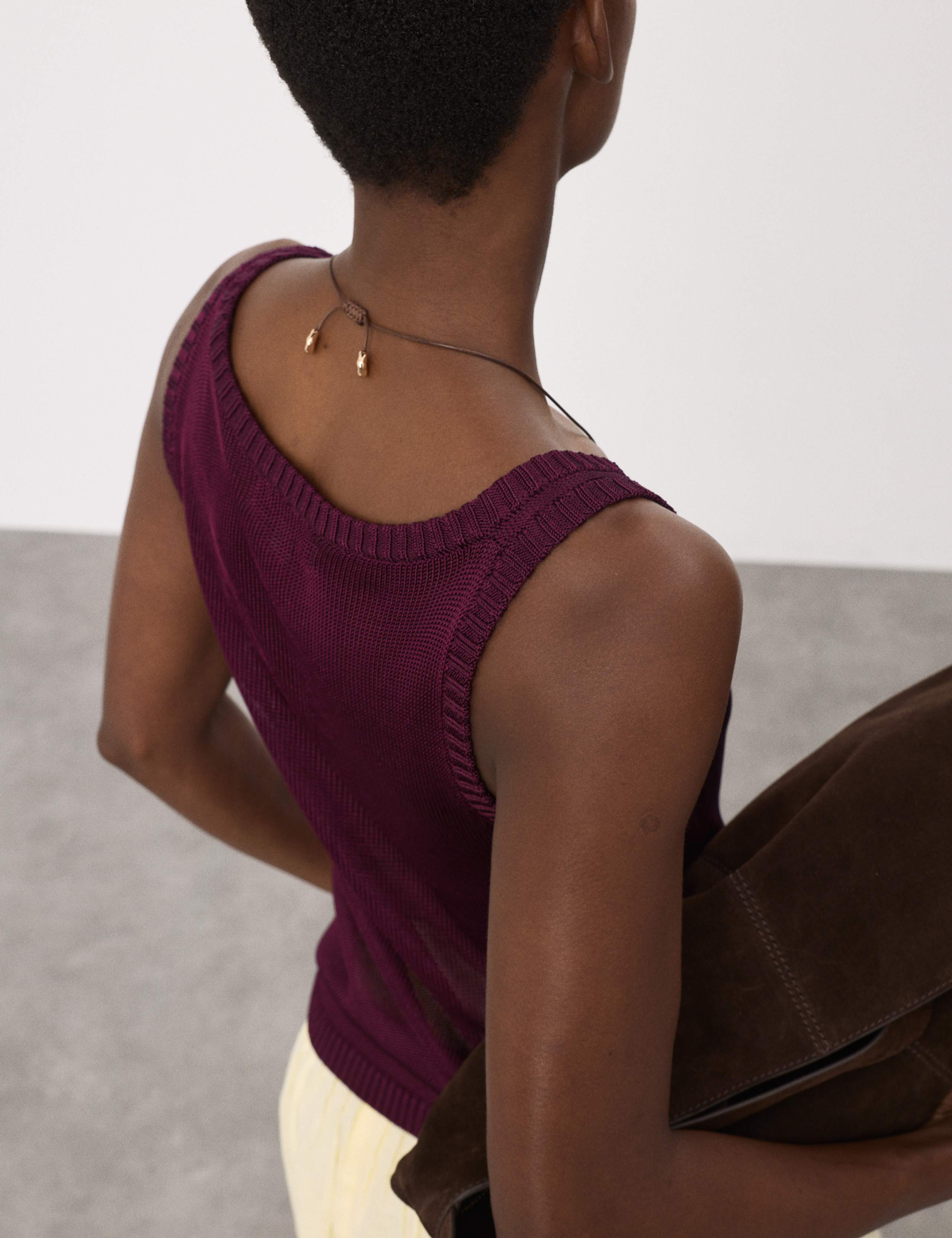 Metallic Knitted Vest Top 4 of 7