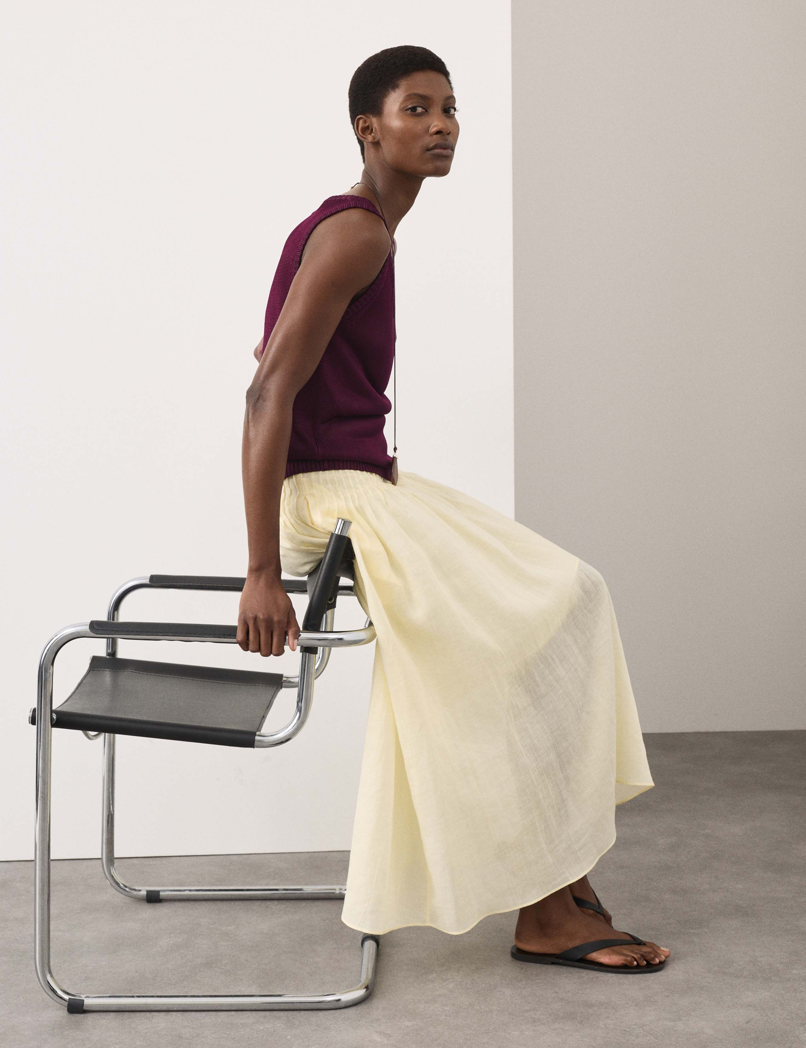 Metallic Knitted Vest Top 7 of 7