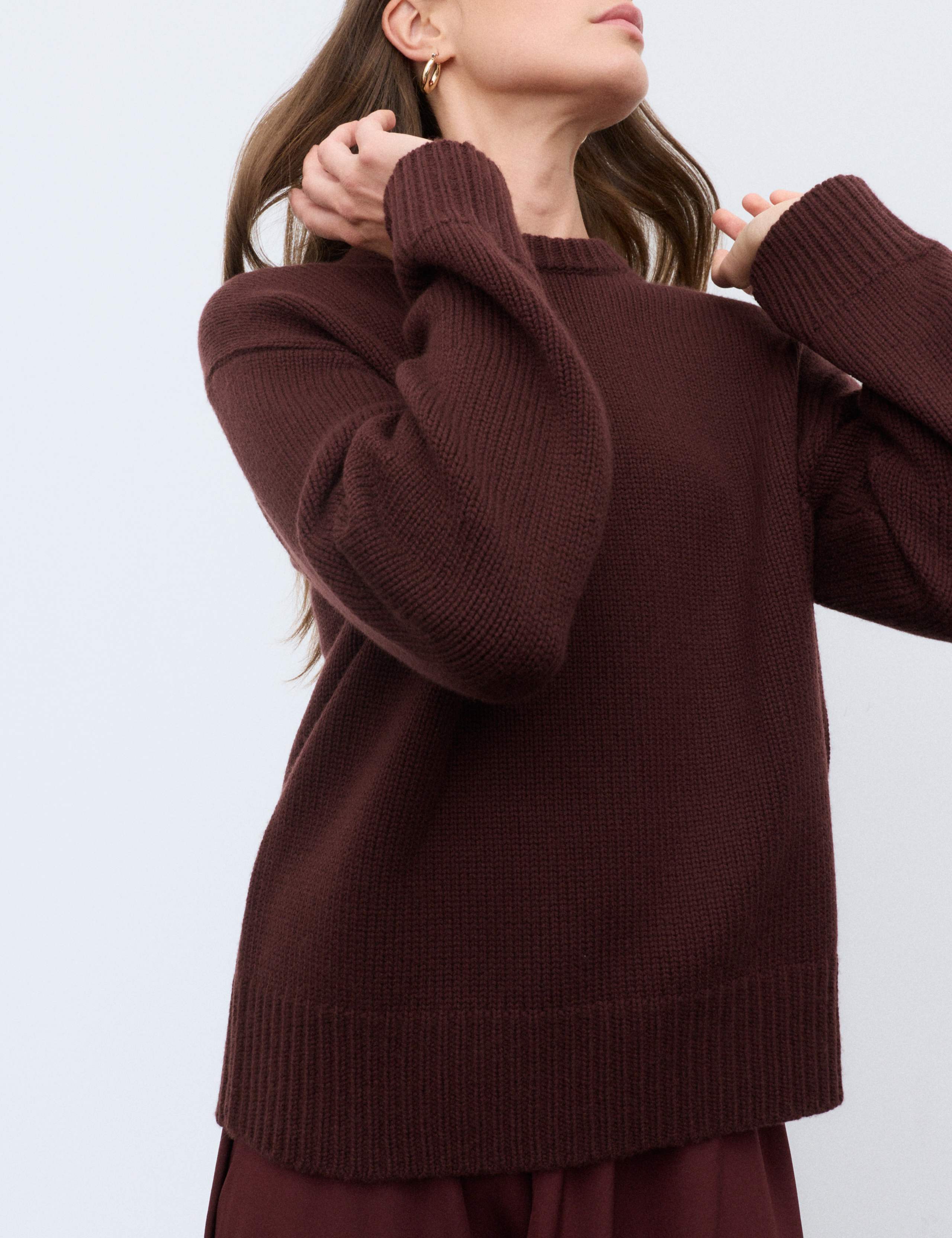 Wool with Cashmere Crew Neck Jumper 6 of 6