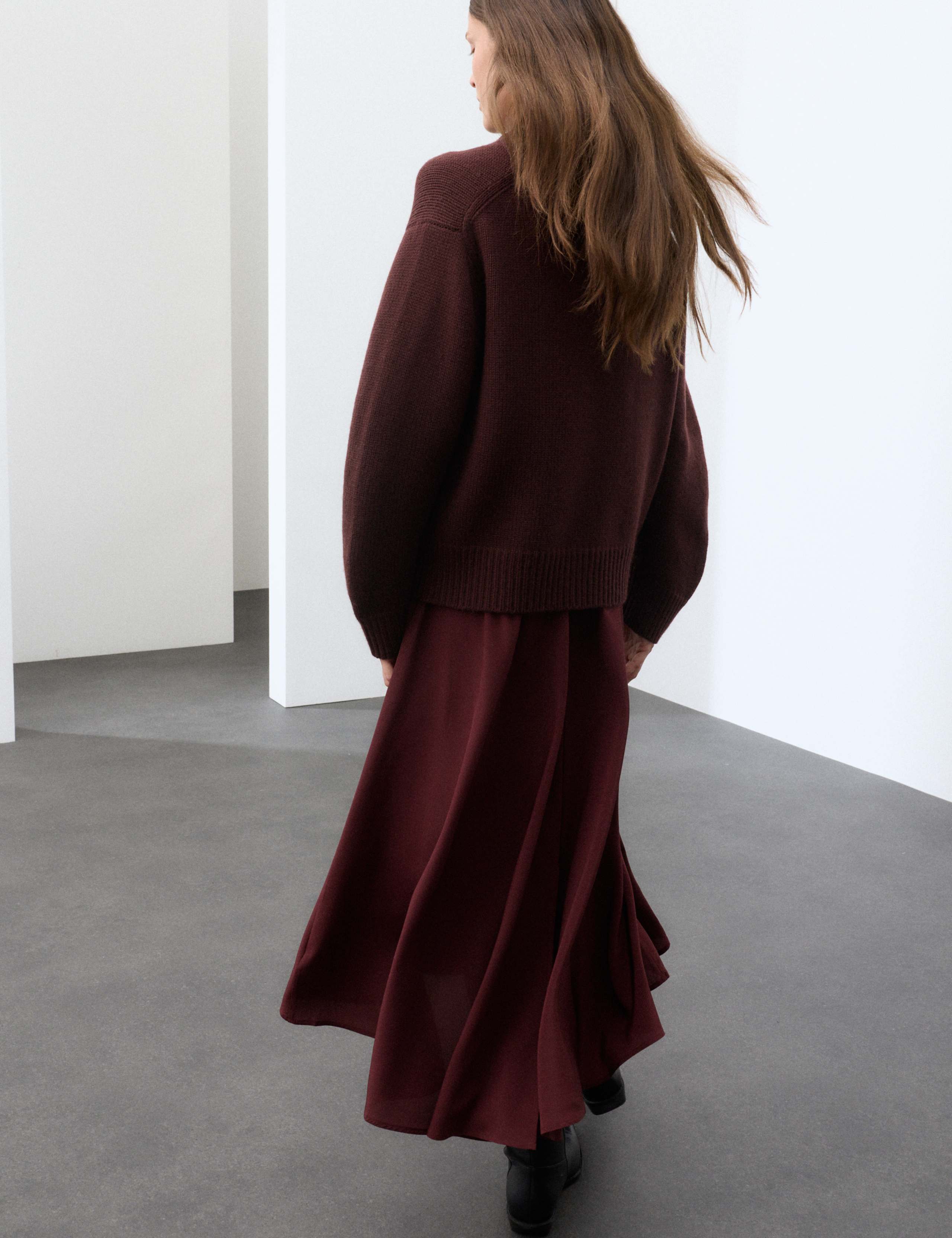 Wool with Cashmere Crew Neck Jumper 3 of 6