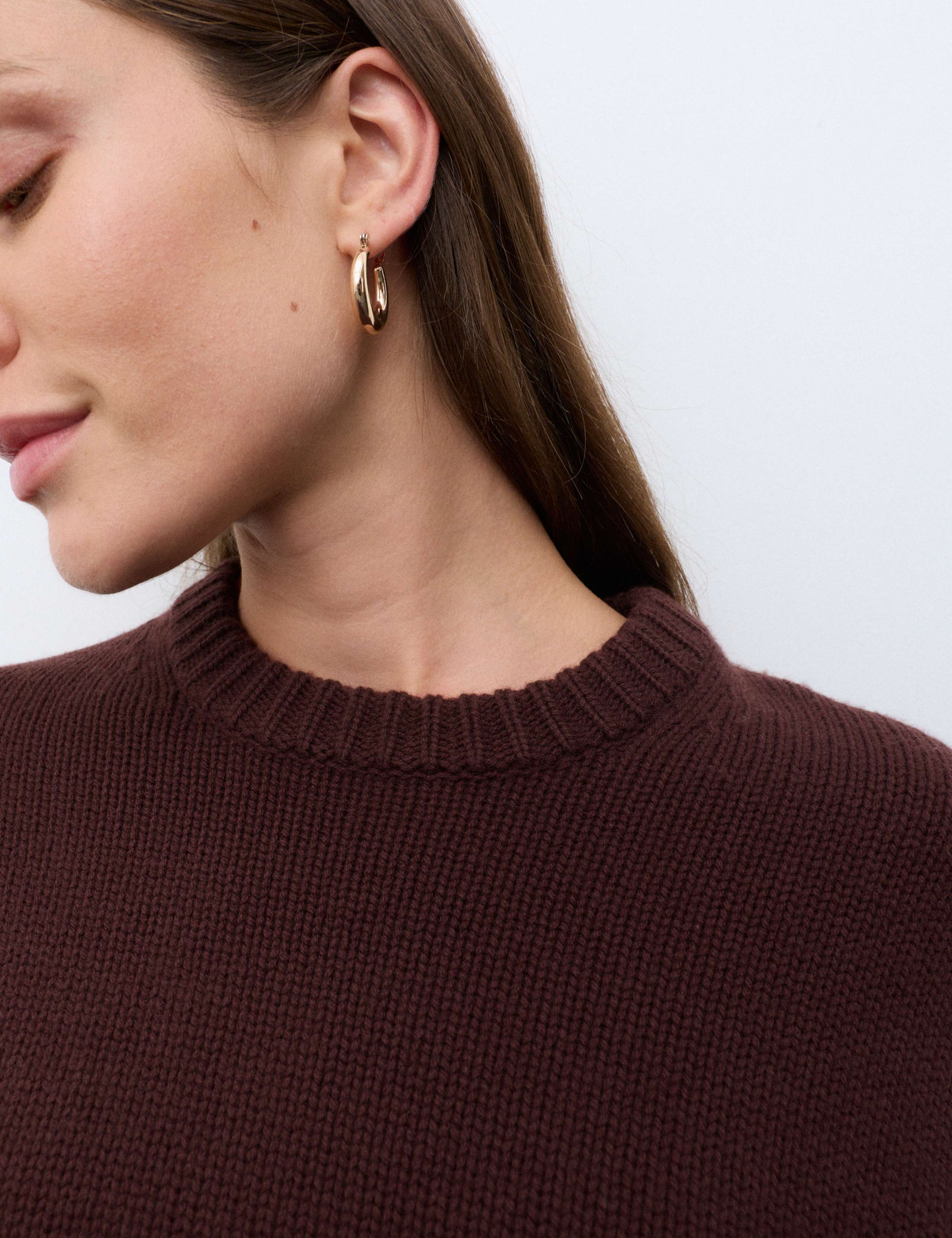 Wool with Cashmere Crew Neck Jumper 5 of 6