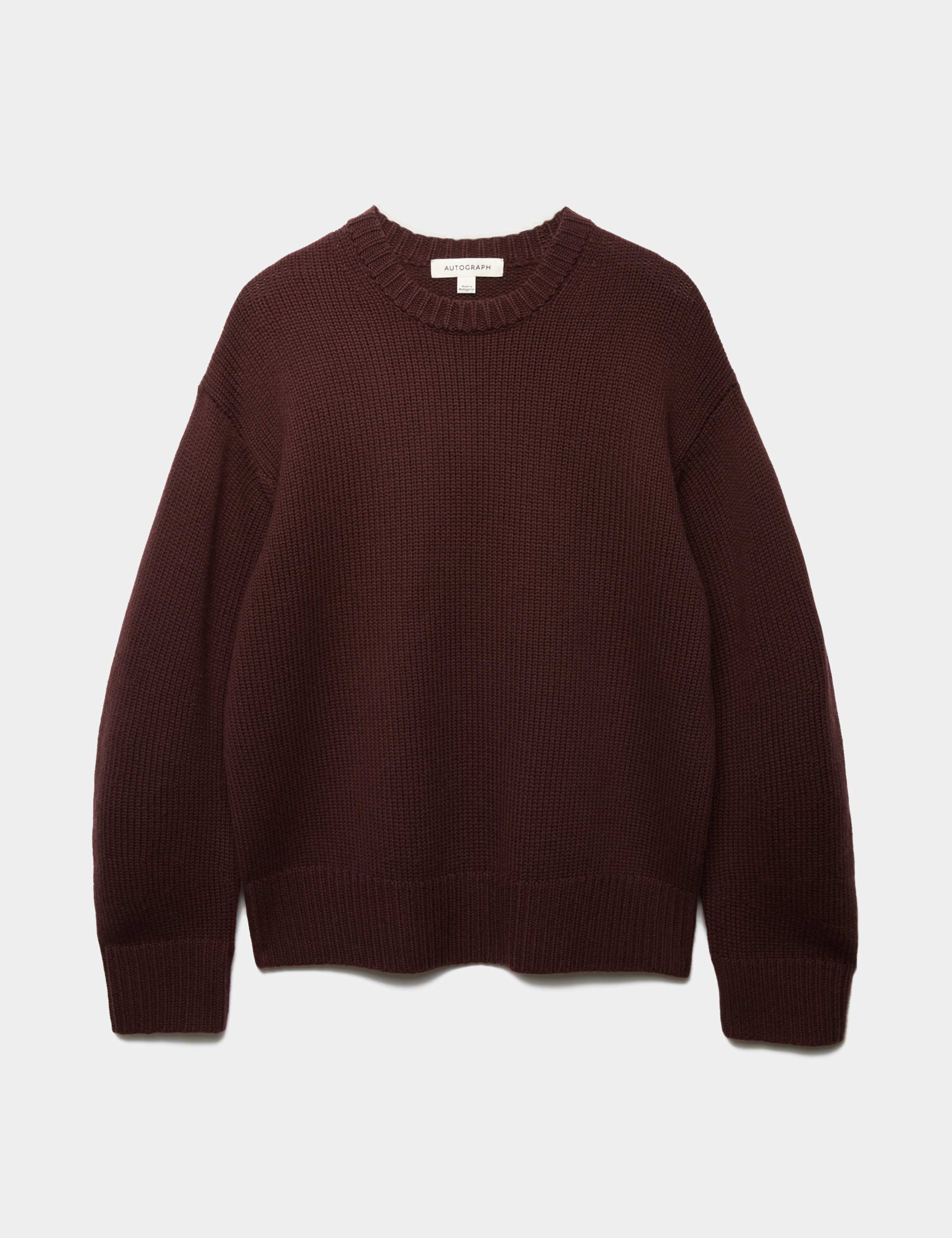 Wool with Cashmere Crew Neck Jumper 2 of 6