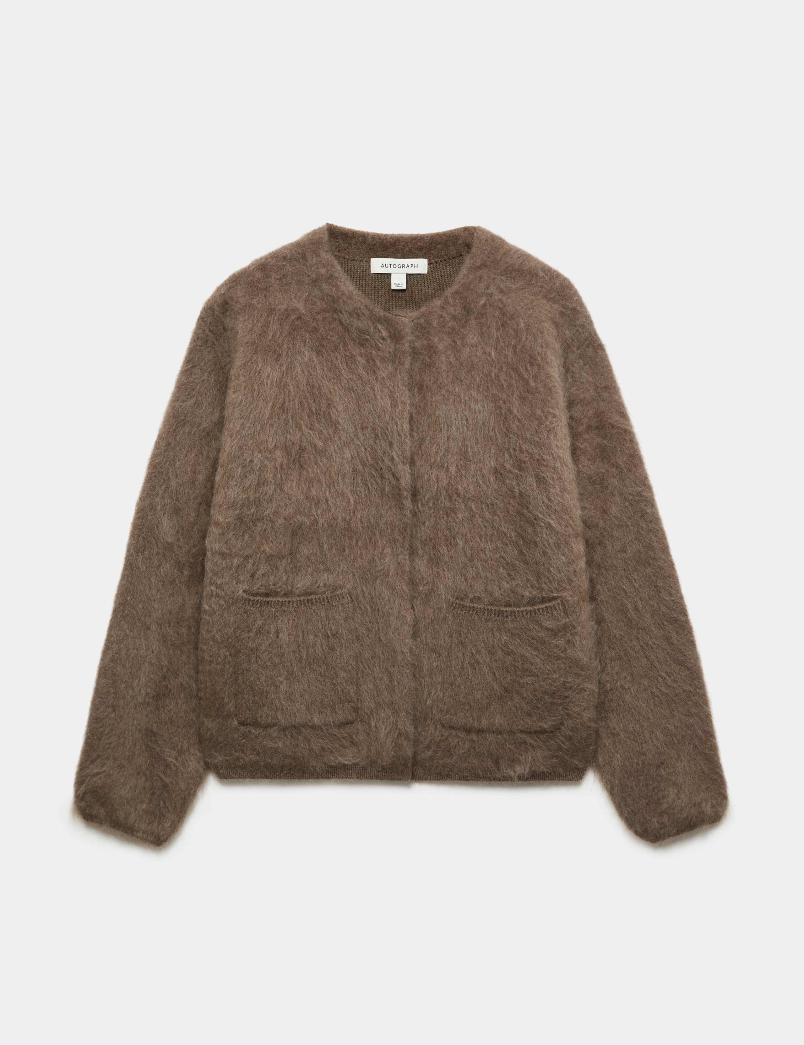 Wool Rich Brushed Cardigan 2 of 7