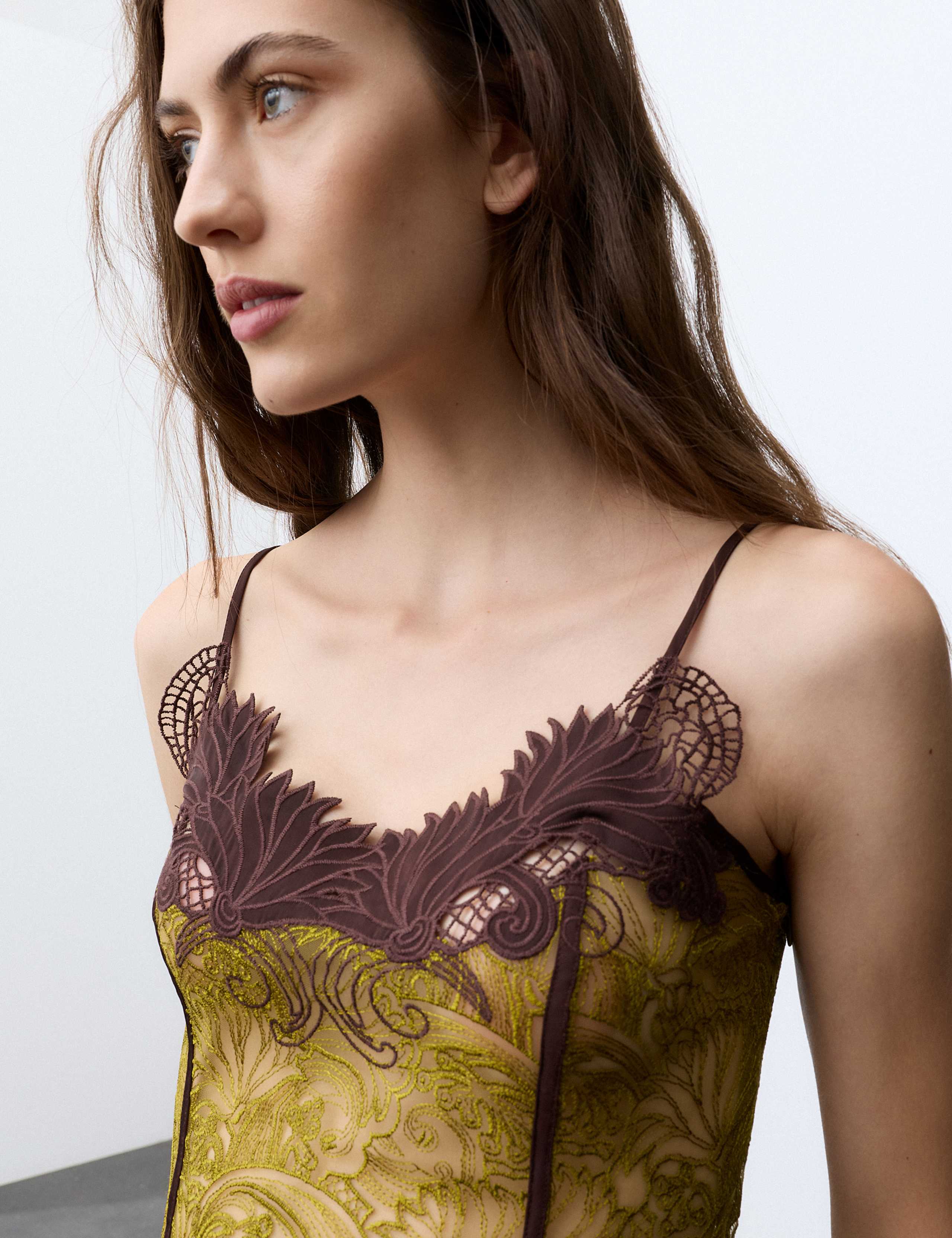 Embroidered Lace Cami Top 6 of 6