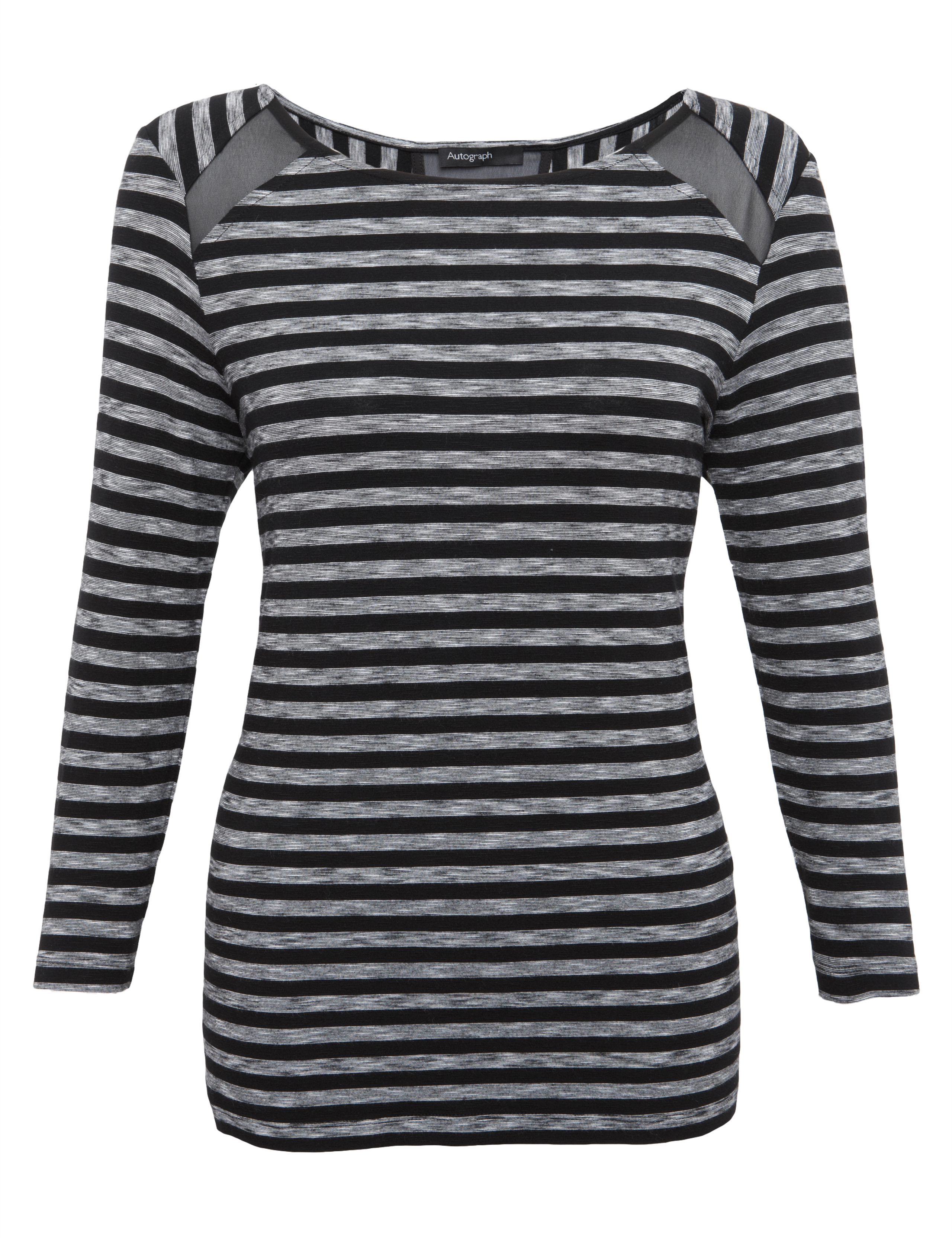 Mesh Insert Striped Top 2 of 7