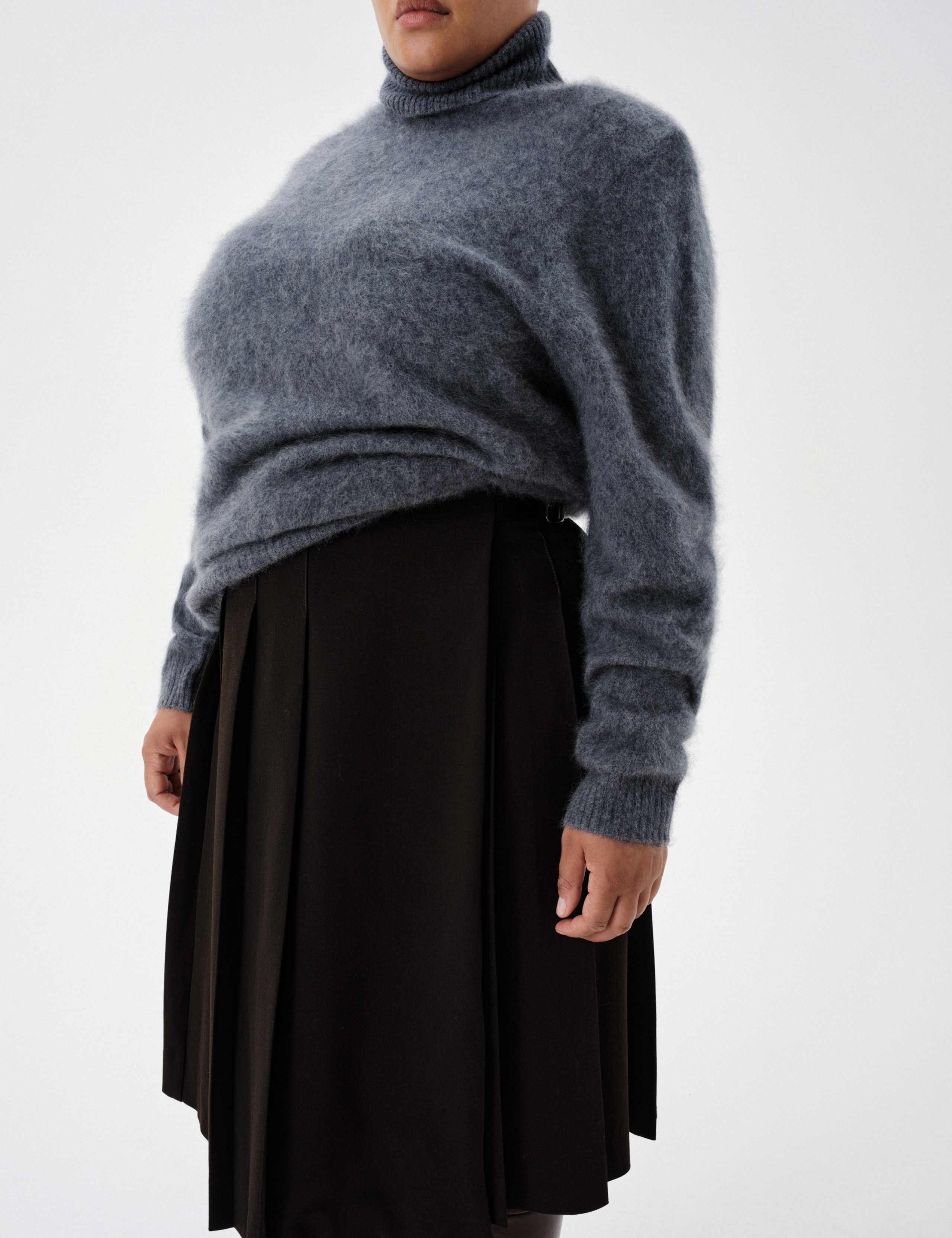 Pleated Midi Kilt Skirt 4 of 8