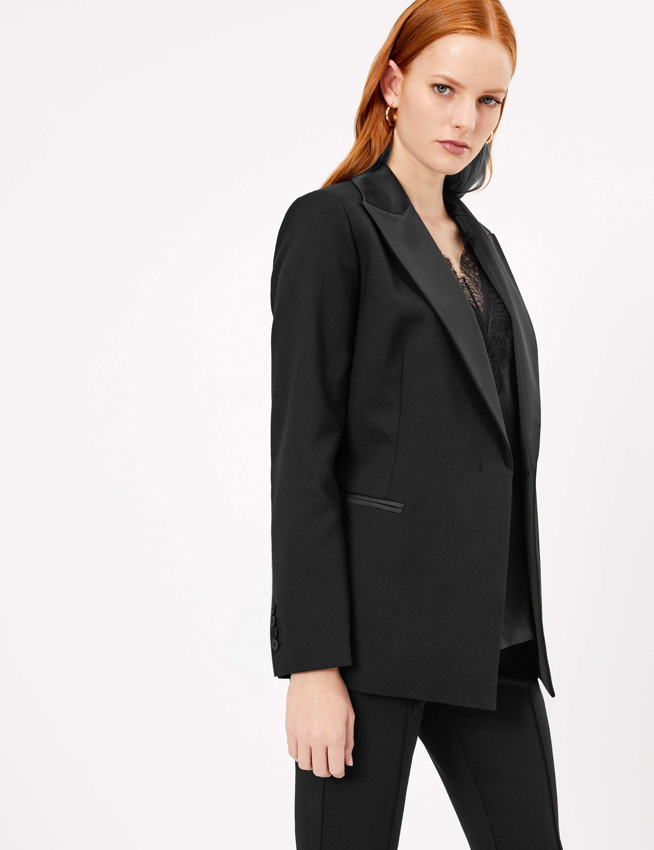 Tailored Tuxedo Blazer 1 of 5
