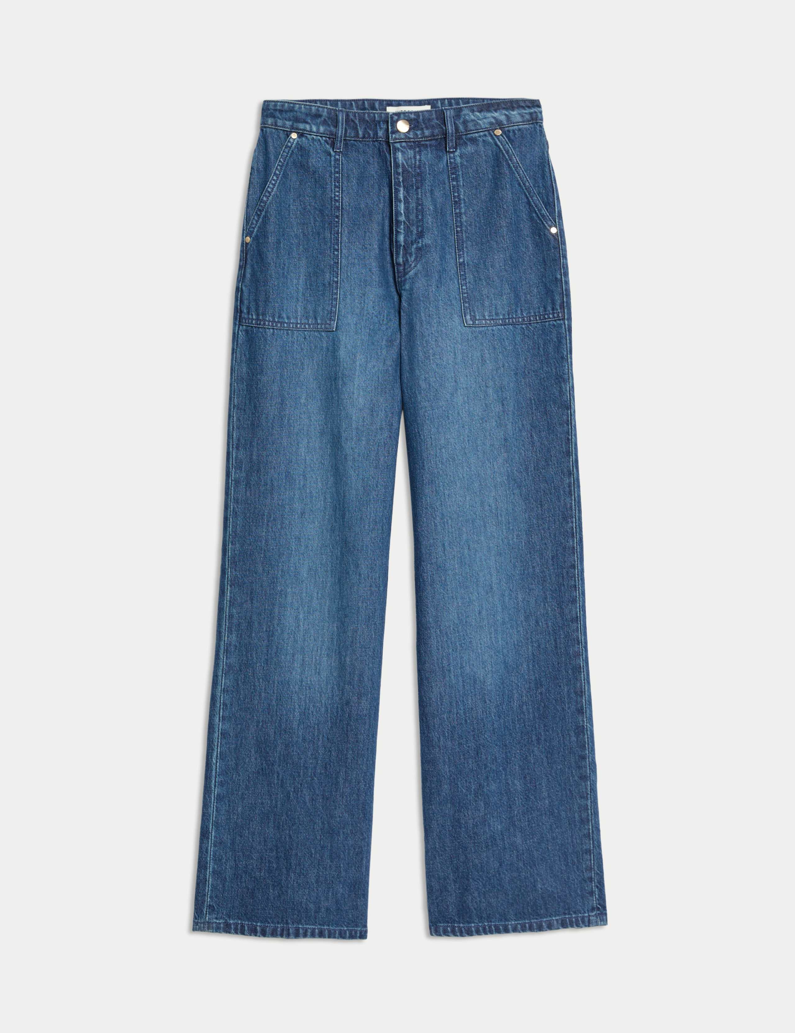 High Waisted Straight Leg Carpenter Jean 2 of 5