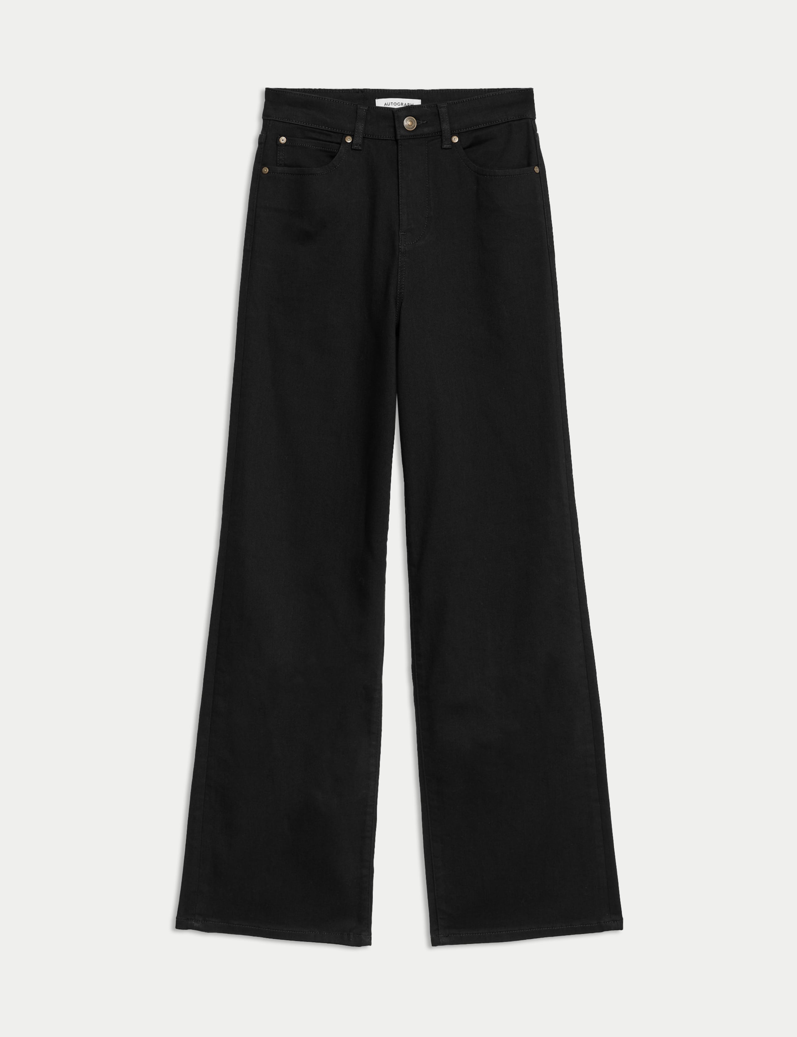 Lyocell Blend Wide Leg Jeans 2 of 7