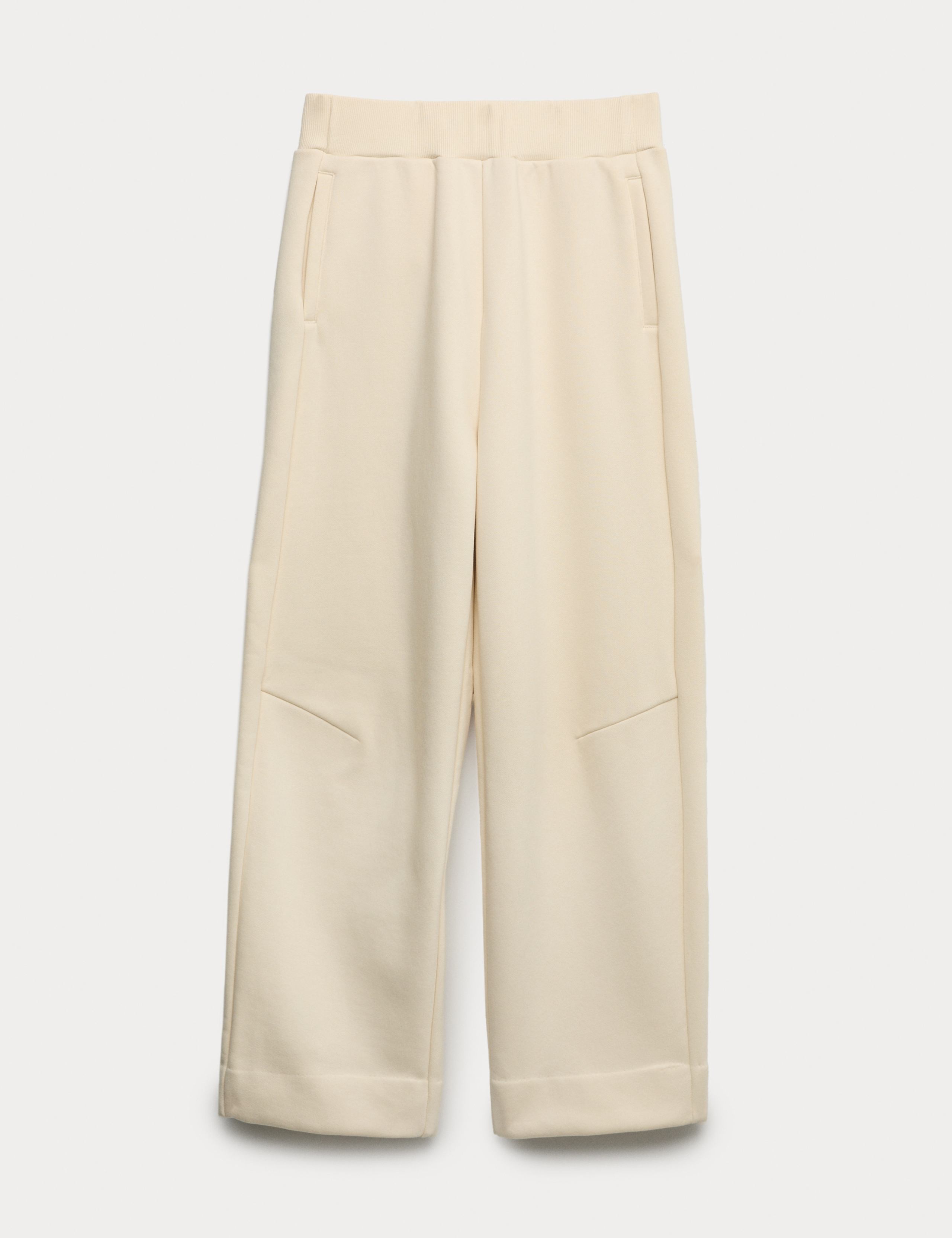 Brushed Barrel Leg Ankle Grazer Joggers 2 of 6