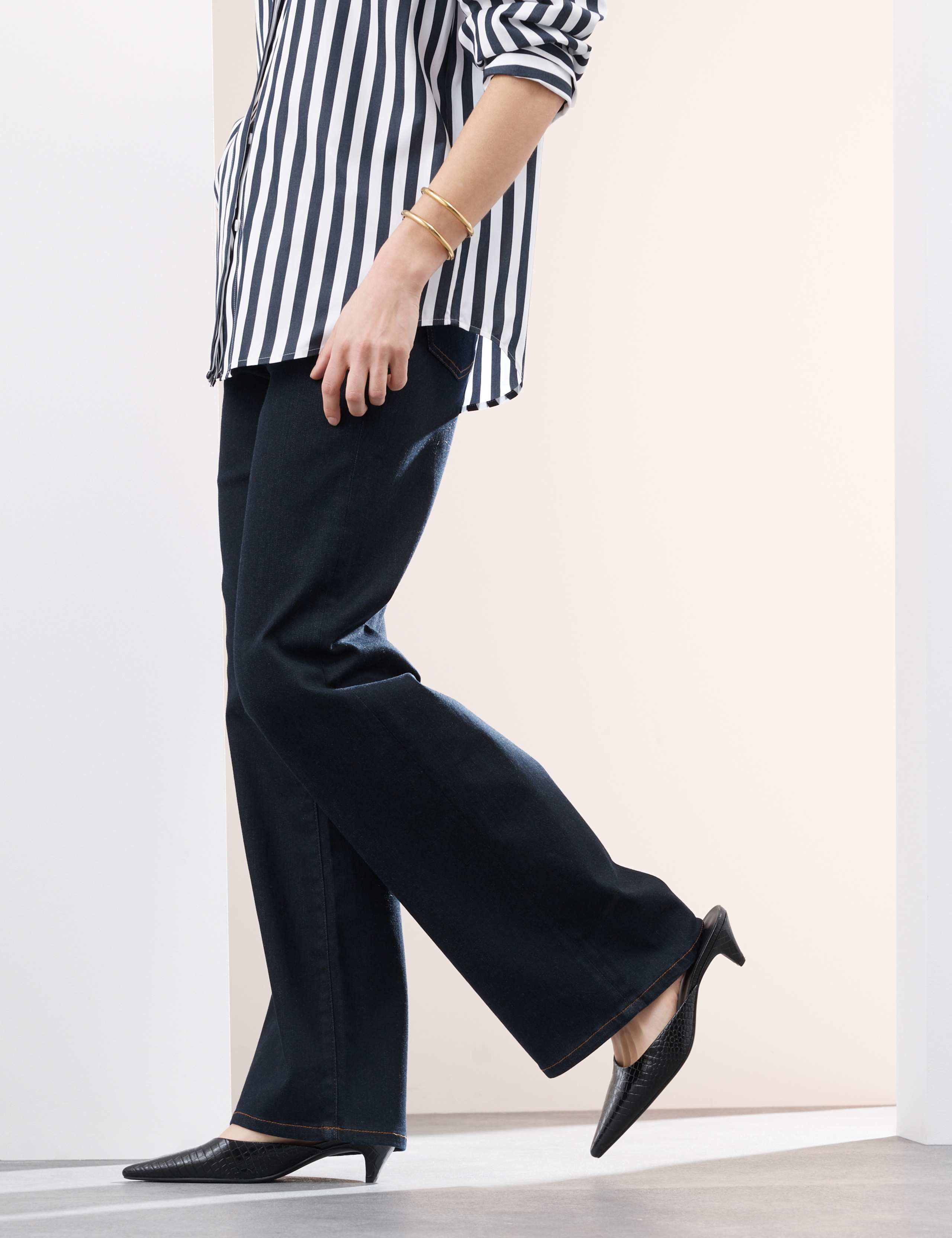High Waisted Wide Leg Jeans 5 of 7