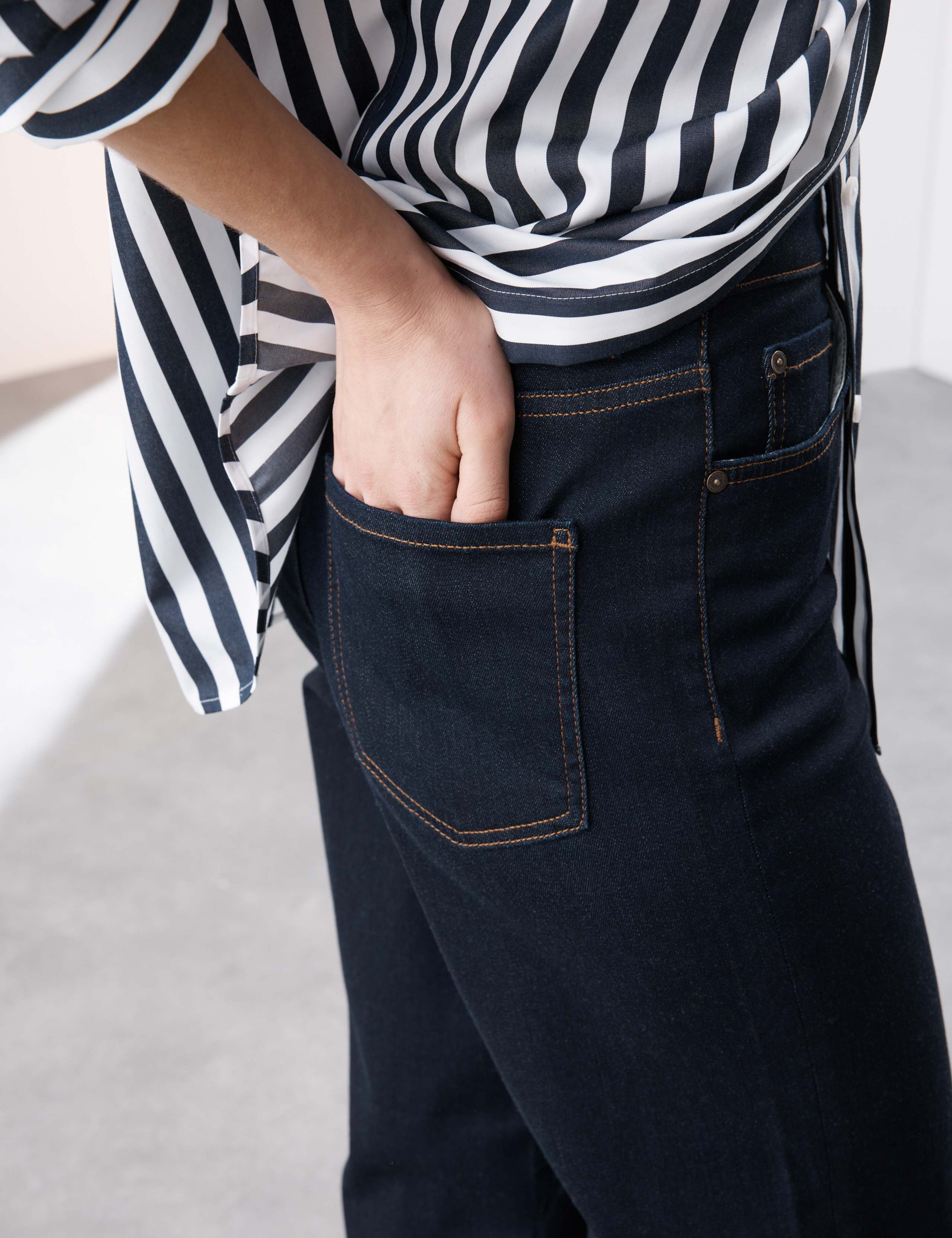 High Waisted Wide Leg Jeans 6 of 7
