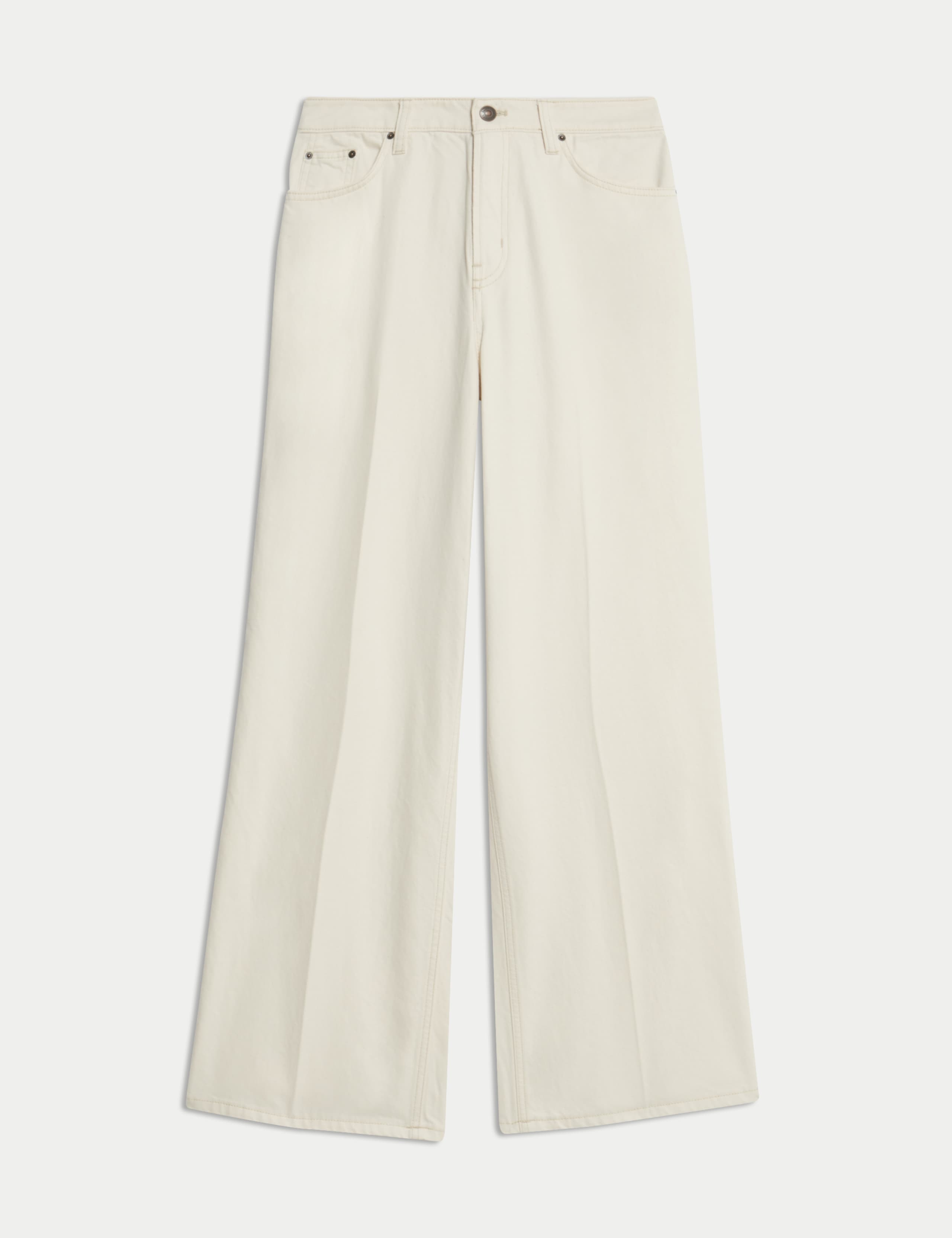 Pure Cotton High Waisted Wide Leg Jean 2 of 7