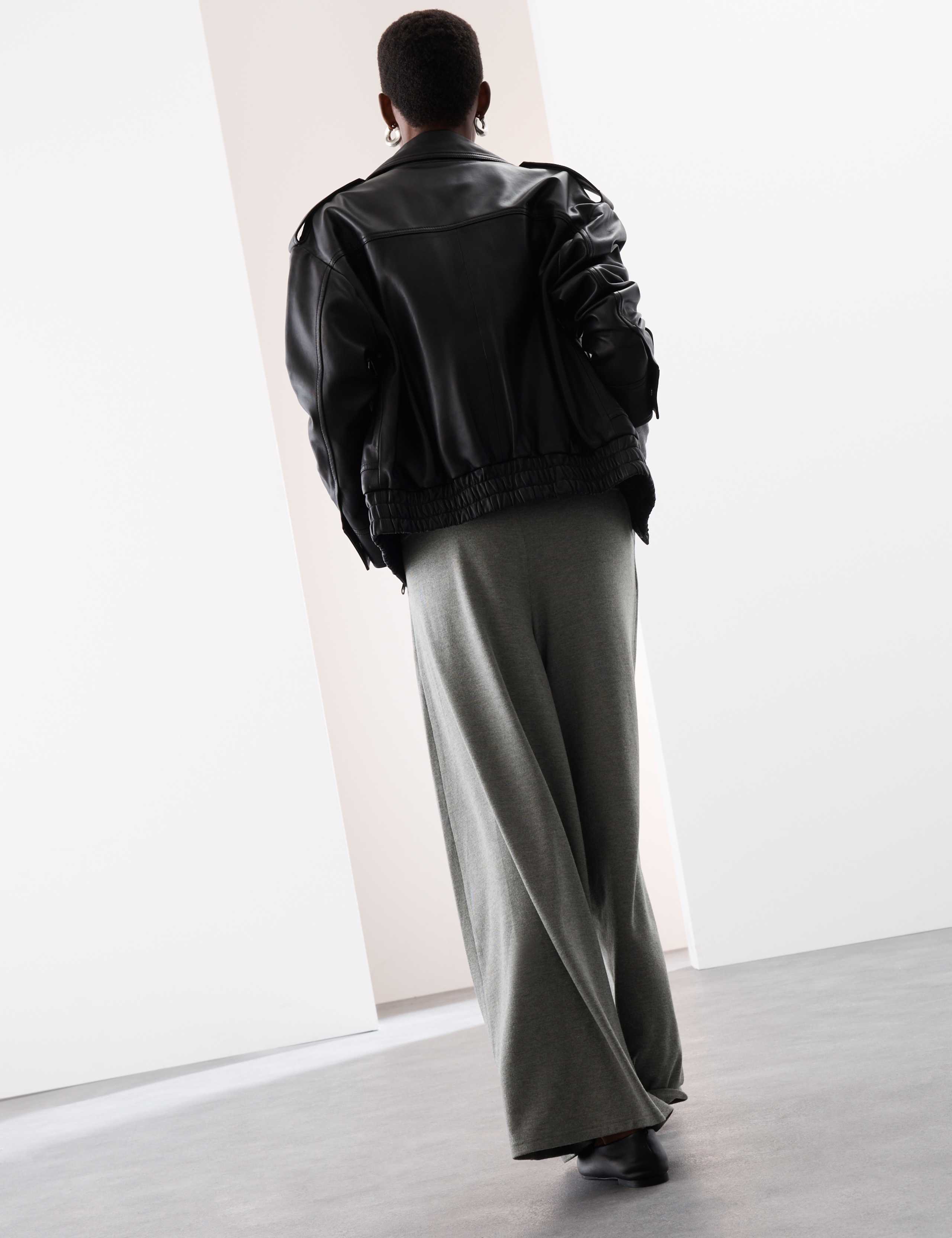 Jersey Wide Leg Joggers 6 of 7