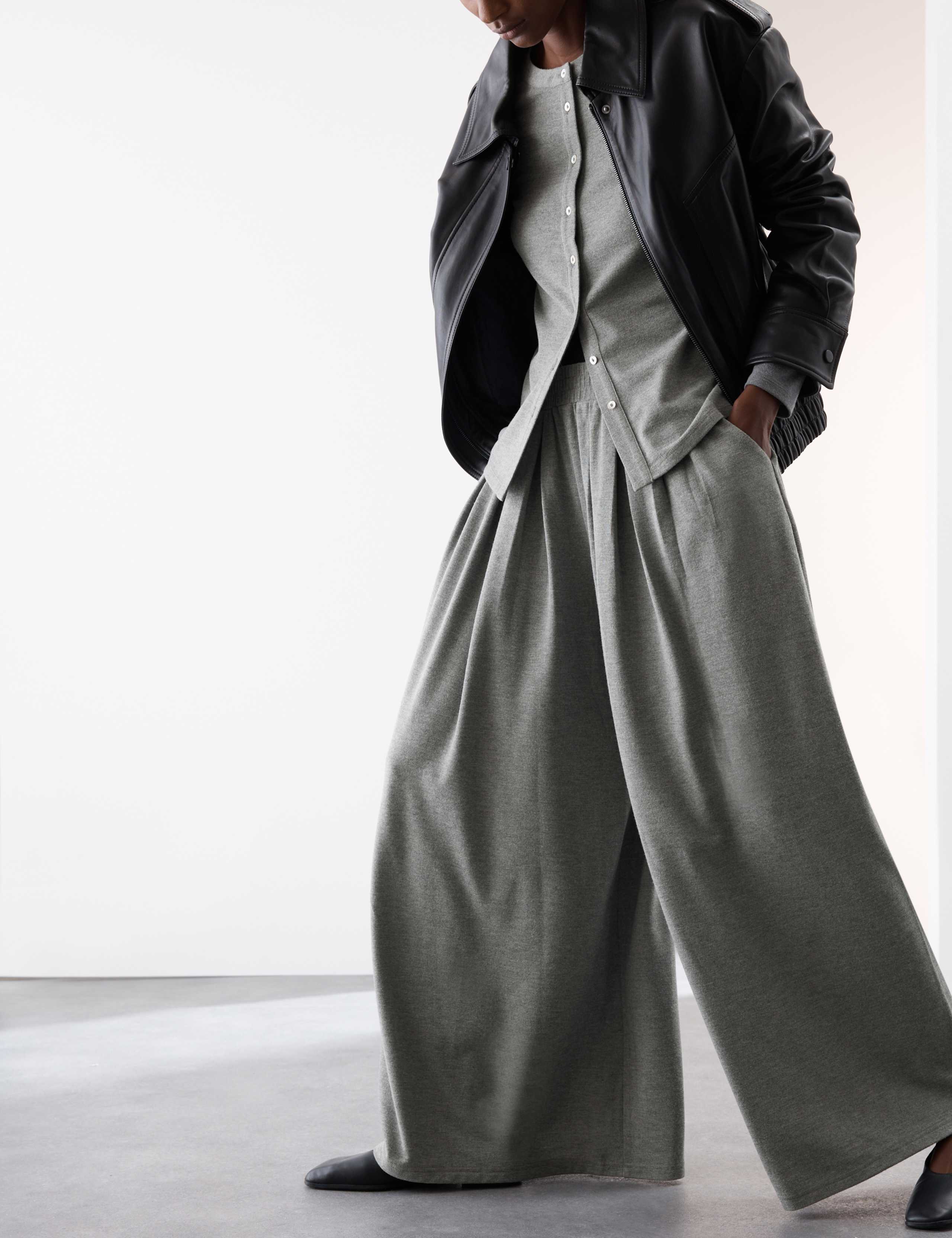 Jersey Wide Leg Joggers 7 of 7