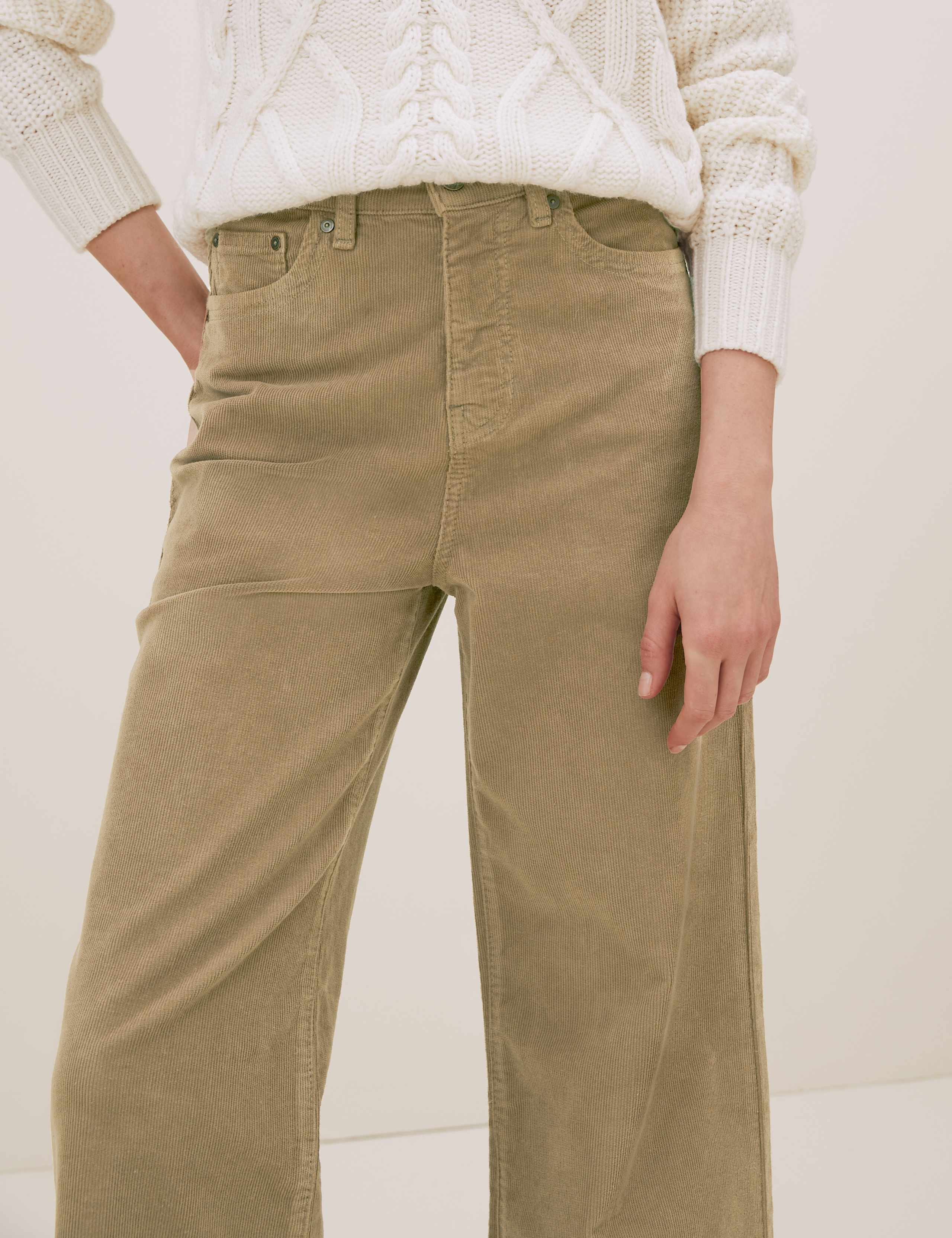 Corduroy Wide Leg Trousers 3 of 5