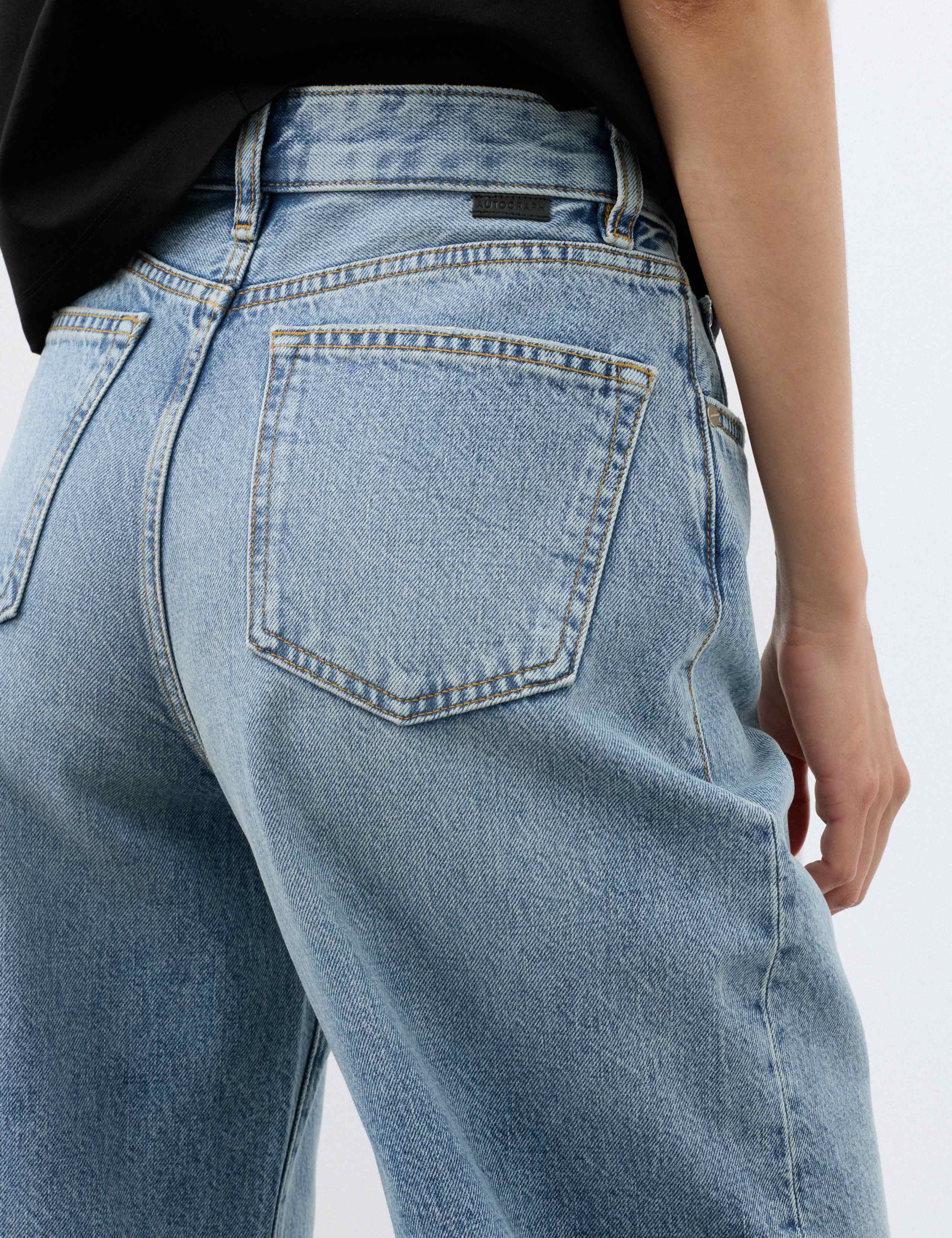 High Waisted Barrel Leg Jeans 5 of 7