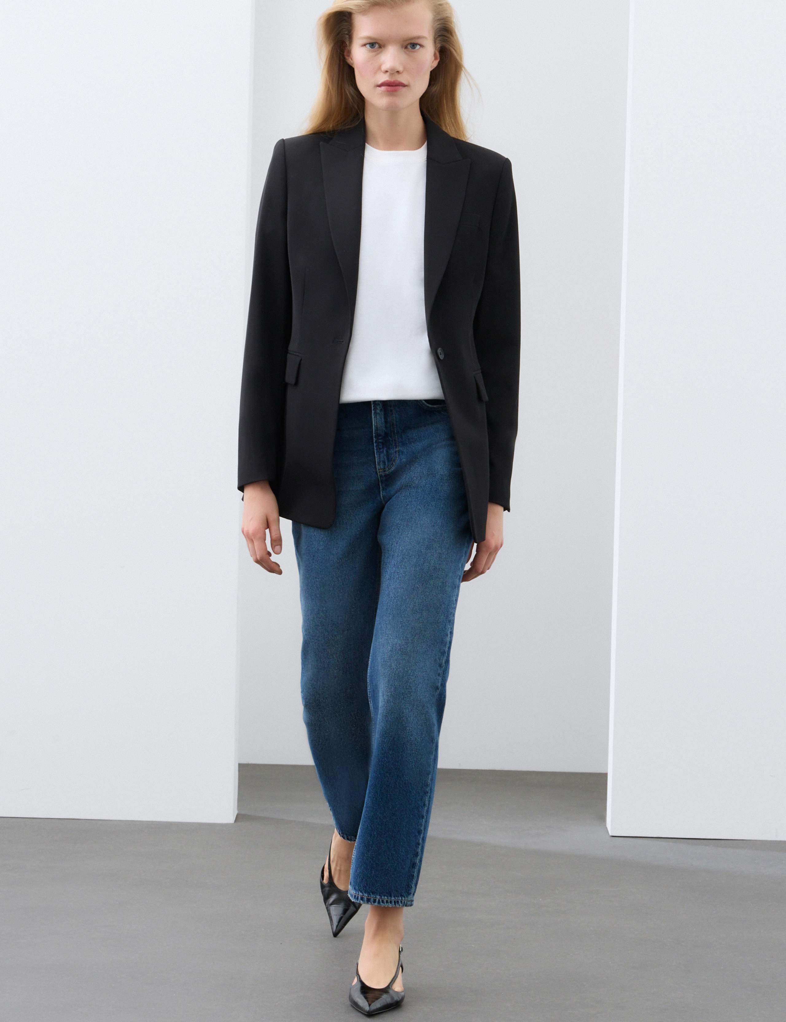 High Waisted Straight Leg Jeans 4 of 6