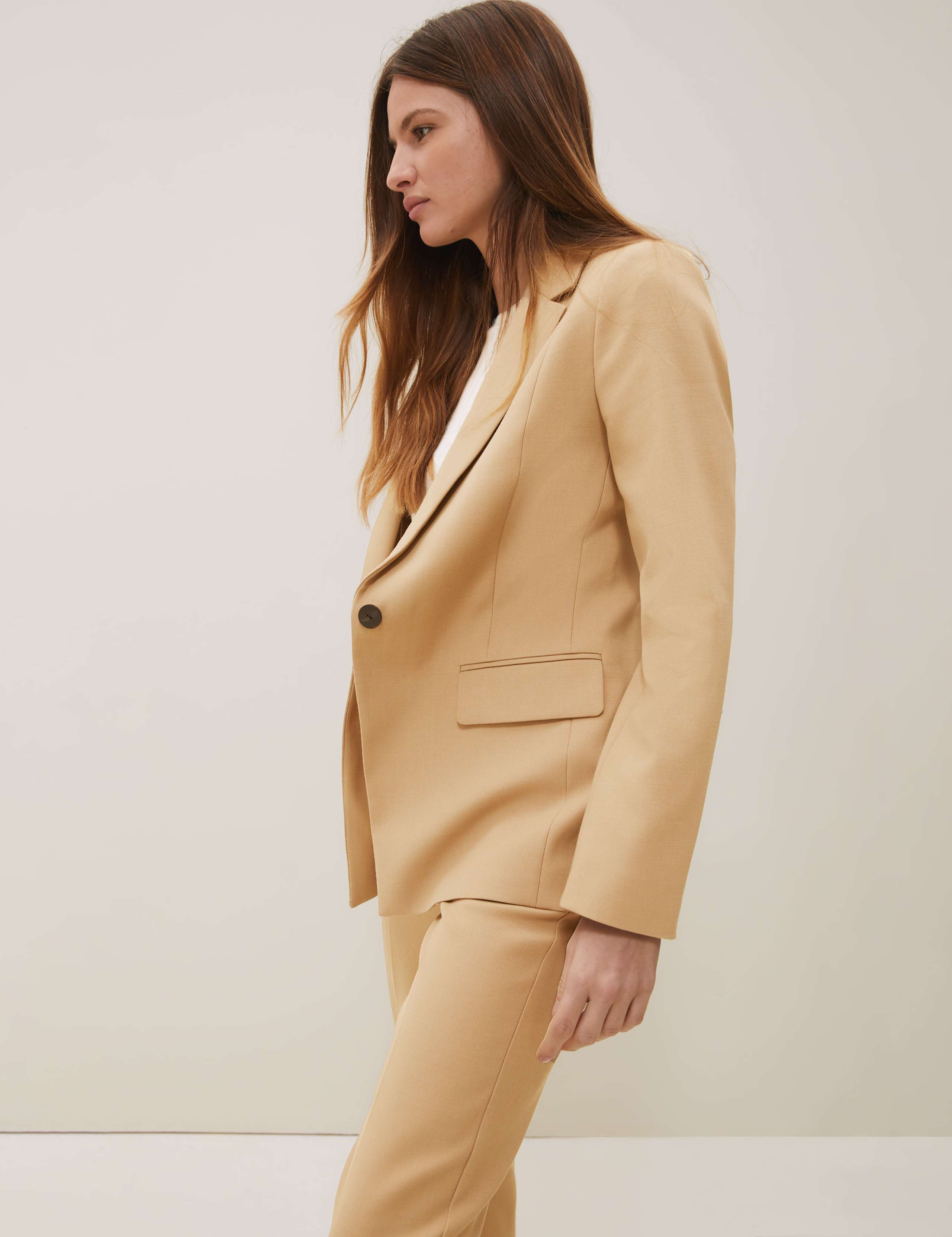 Tailored Single Breasted Blazer with Wool 5 of 6