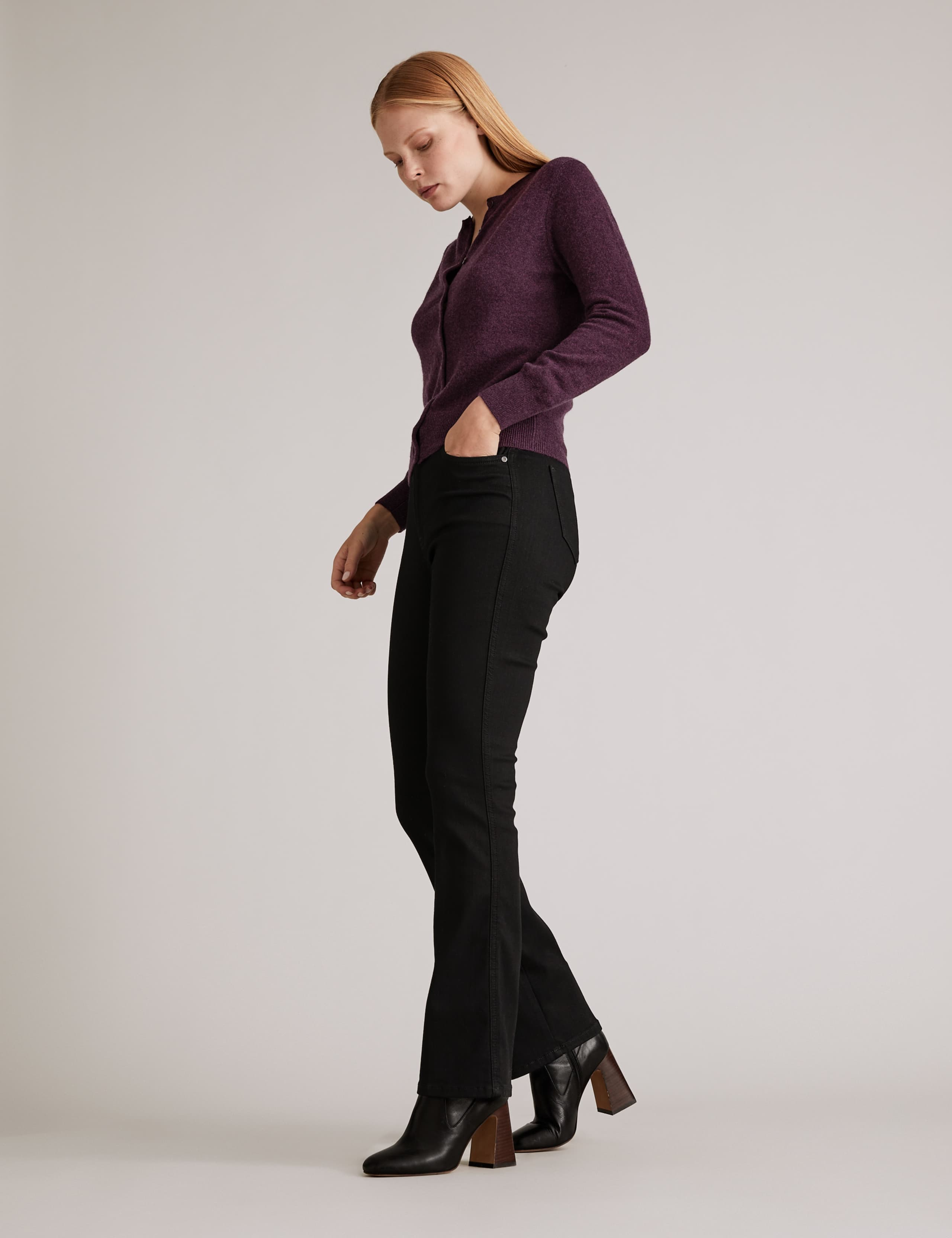 High Waisted Flared Jeans 1 of 6