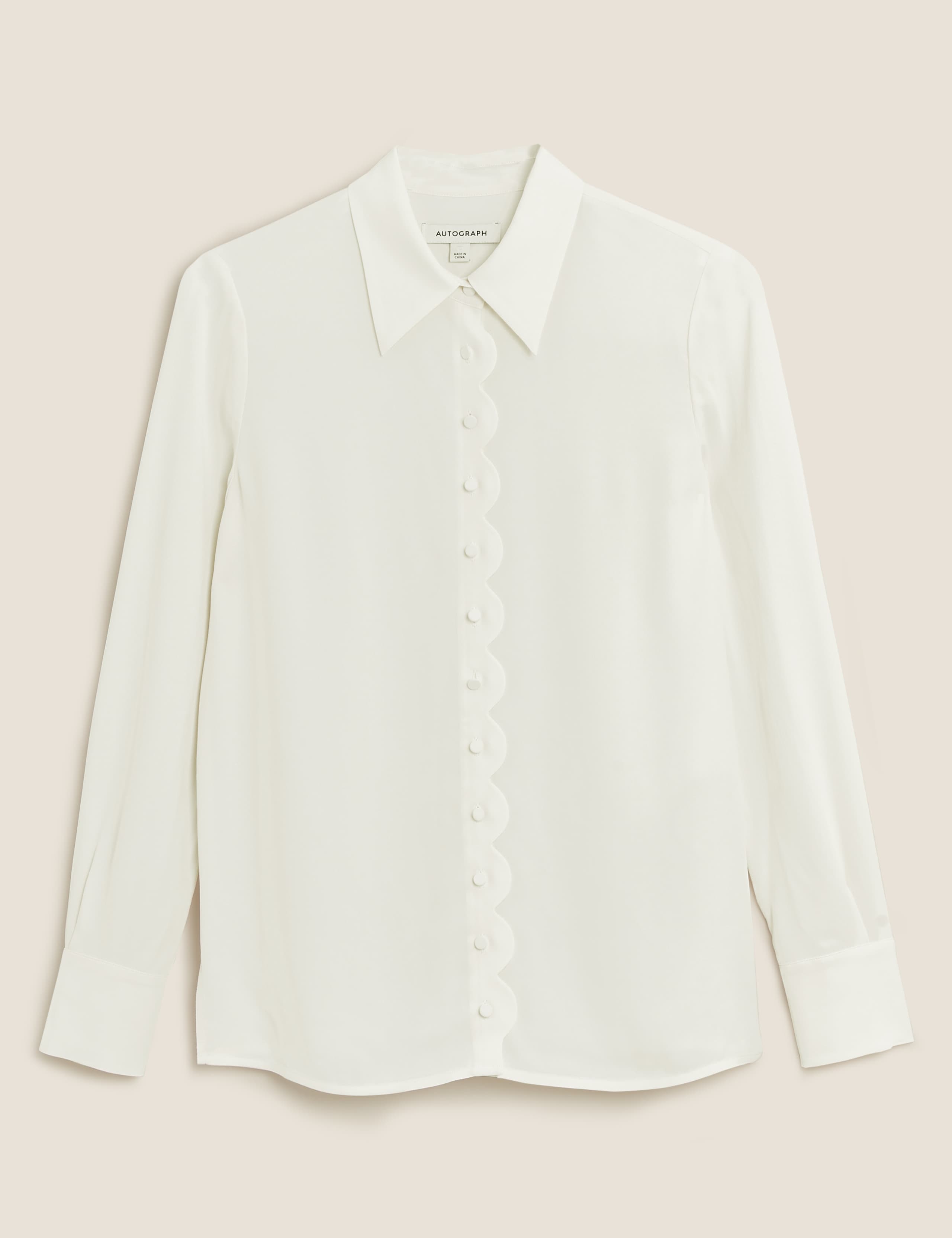 Scallop Edge Long Sleeve Shirt 2 of 5