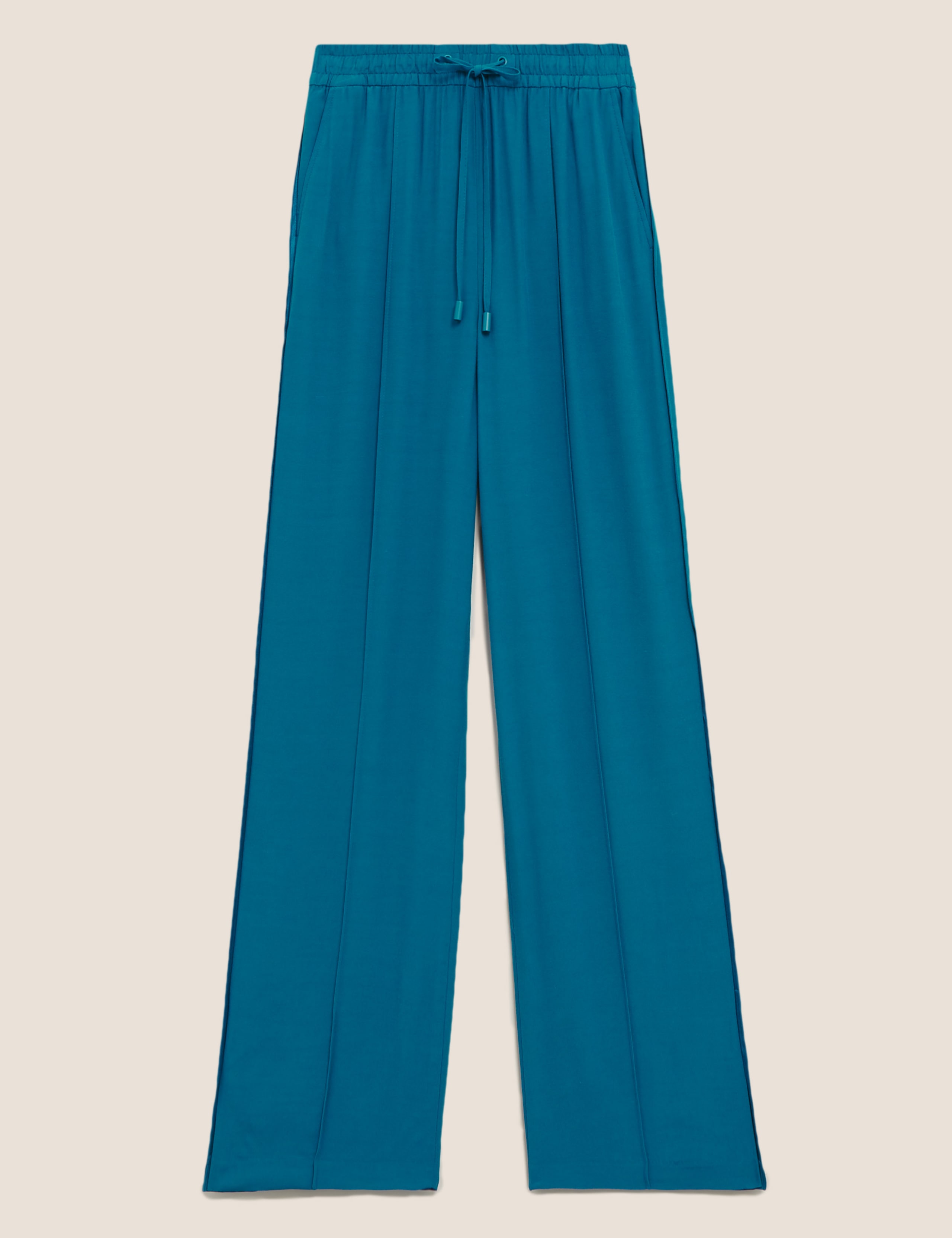 Satin Back Crepe Wide Leg Trousers 2 of 6