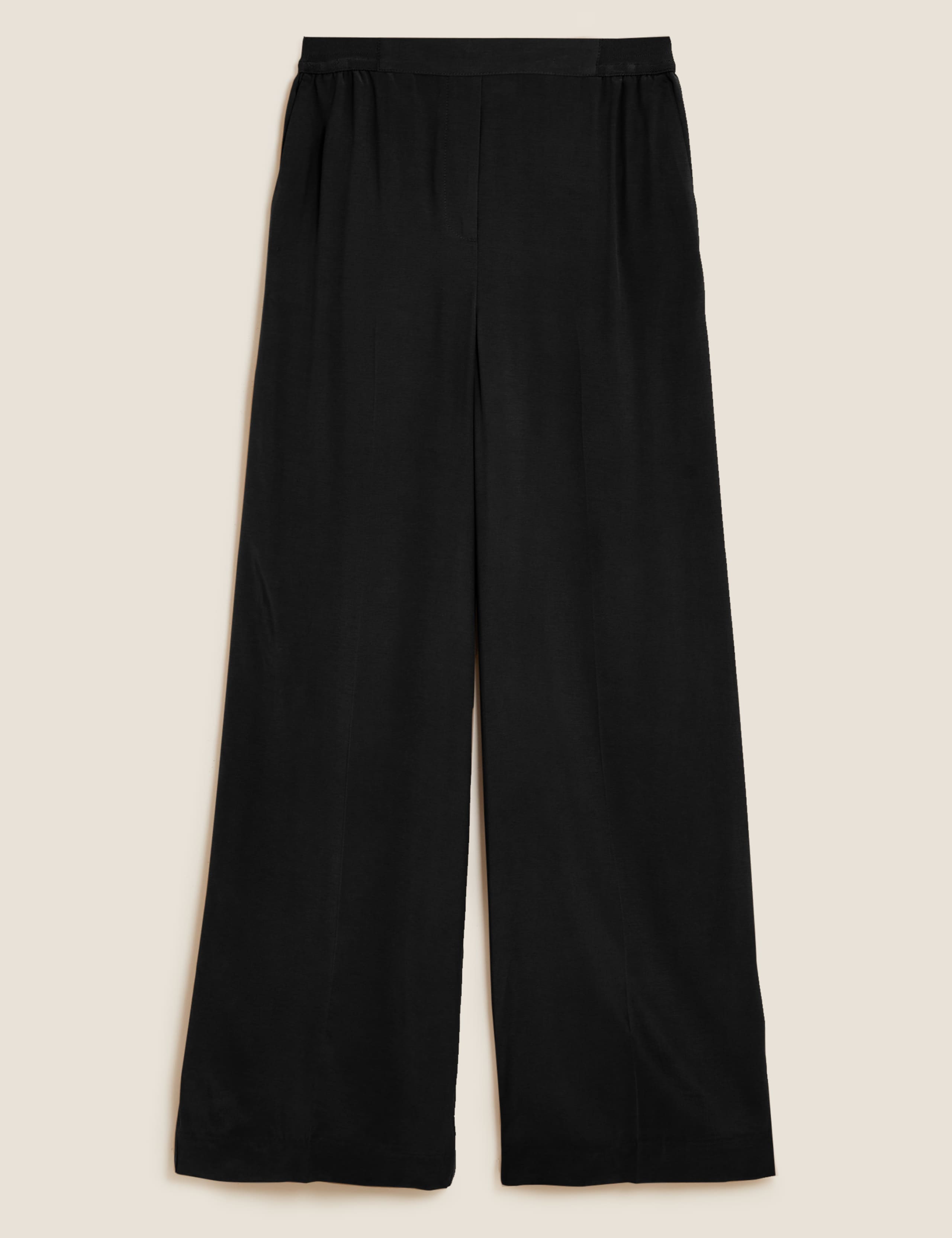Cupro Wide Leg Trousers 2 of 5