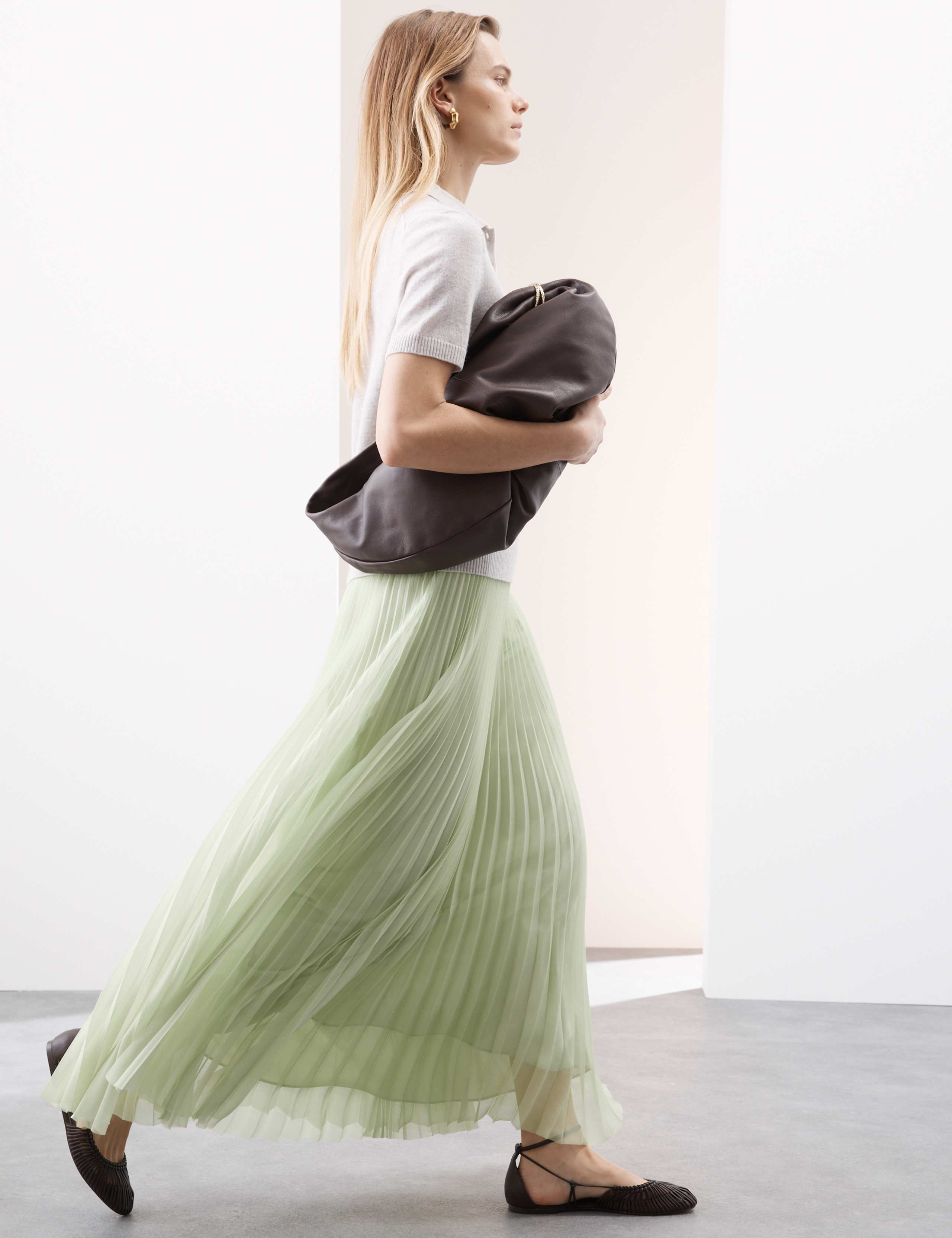Pleated Maxi Skirt 5 of 7