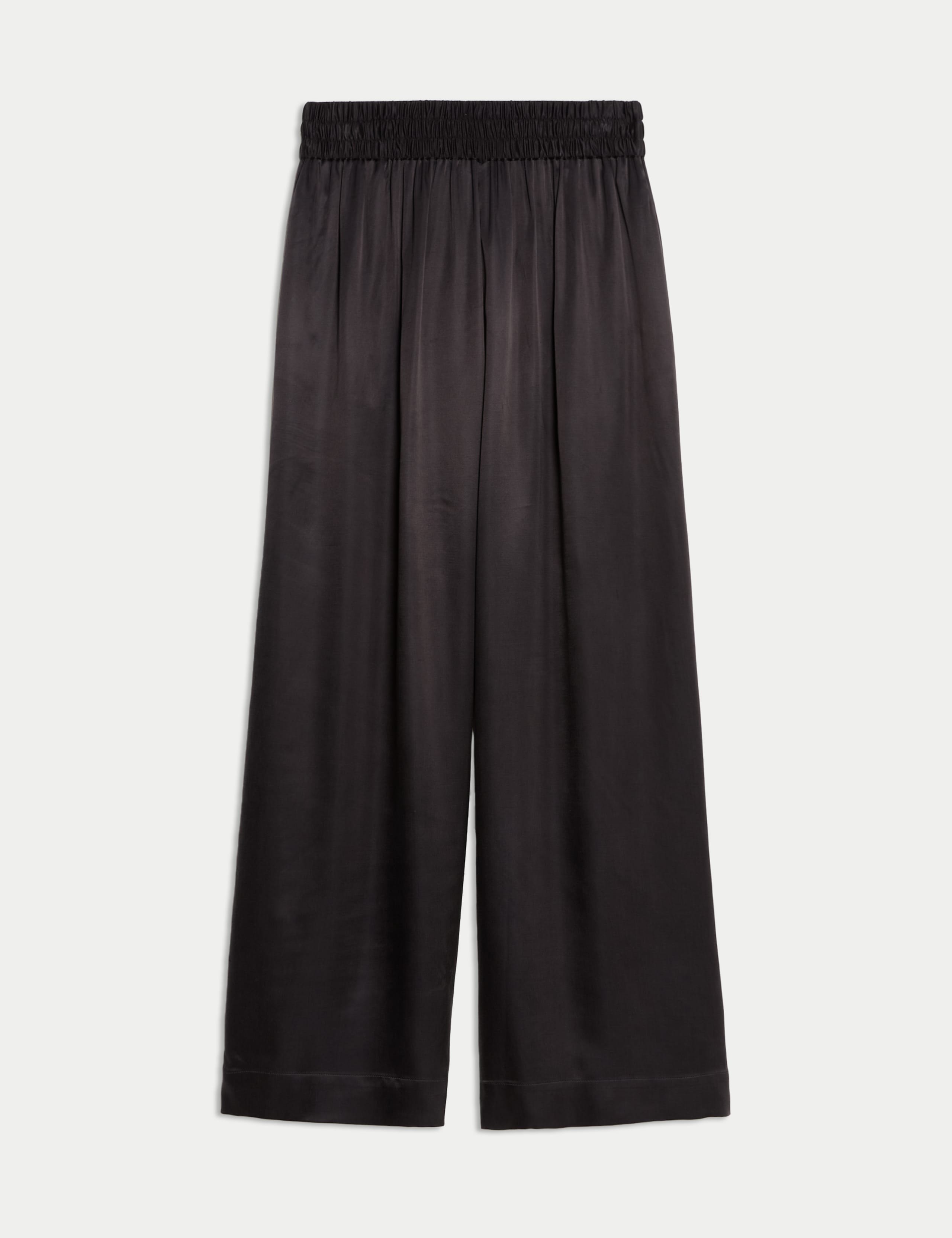 Cupro Rich Wide Leg Palazzo Trousers 2 of 7