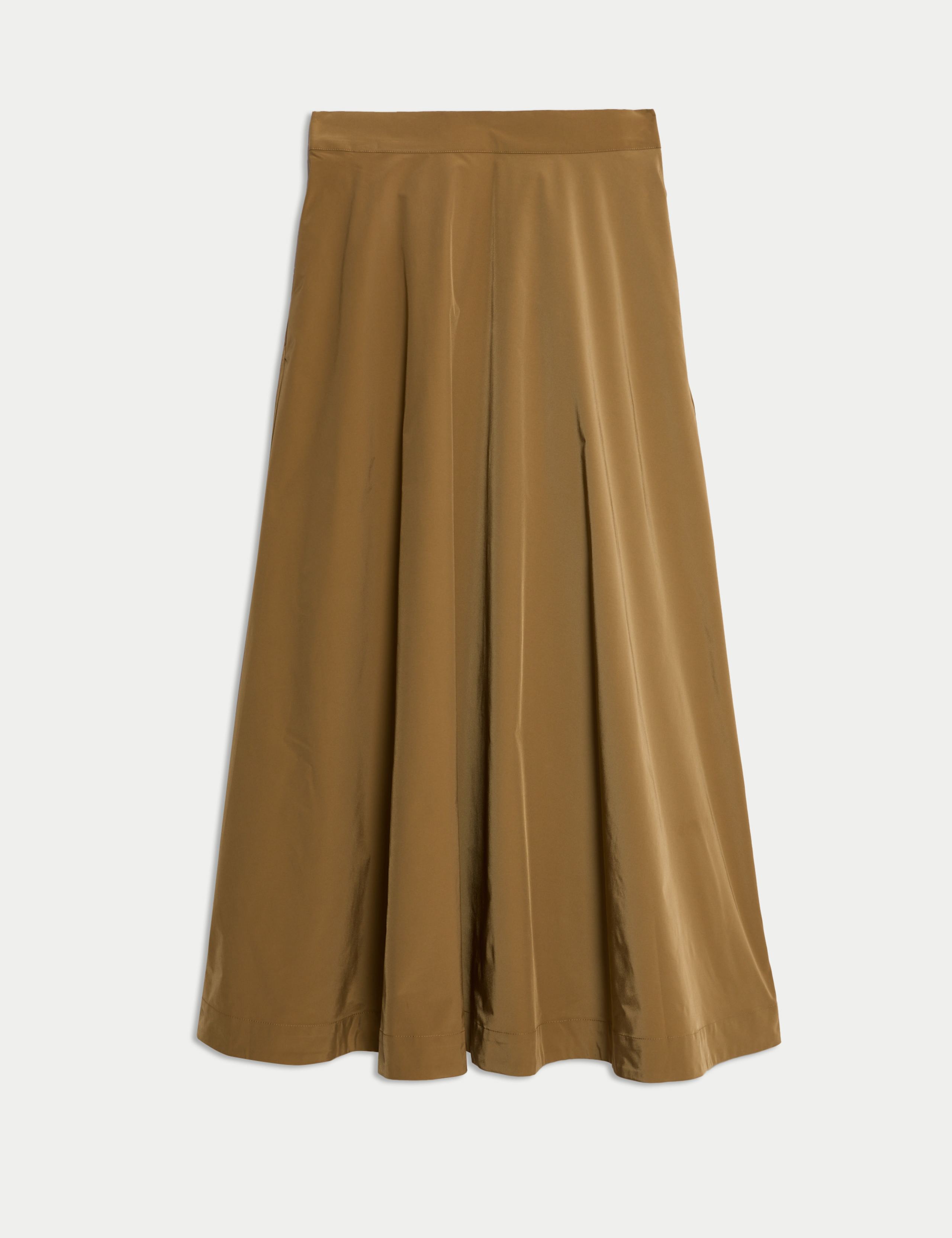 Pleated Midi A-Line Skirt 2 of 6