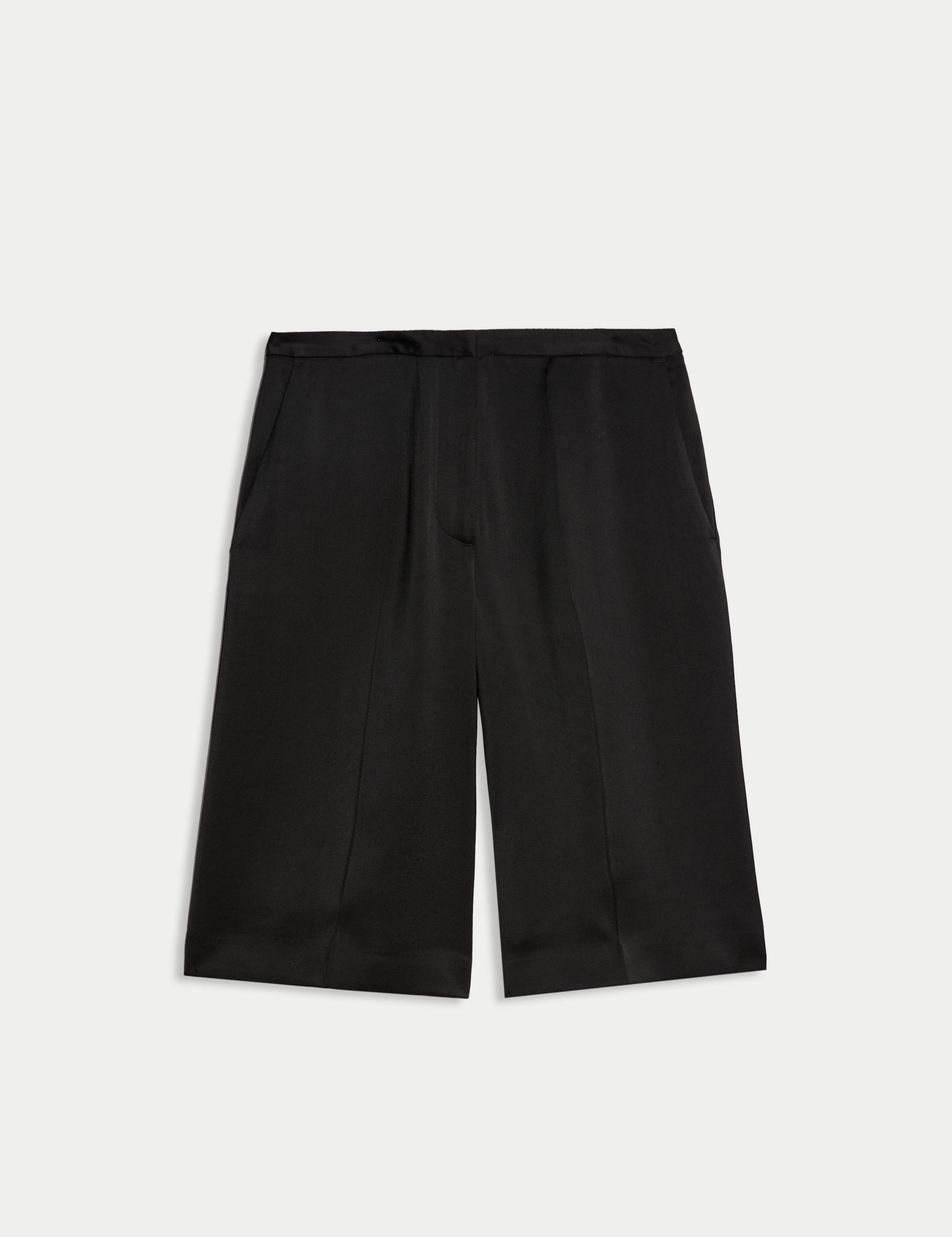 Twill High Waisted Bermuda Shorts 2 of 5