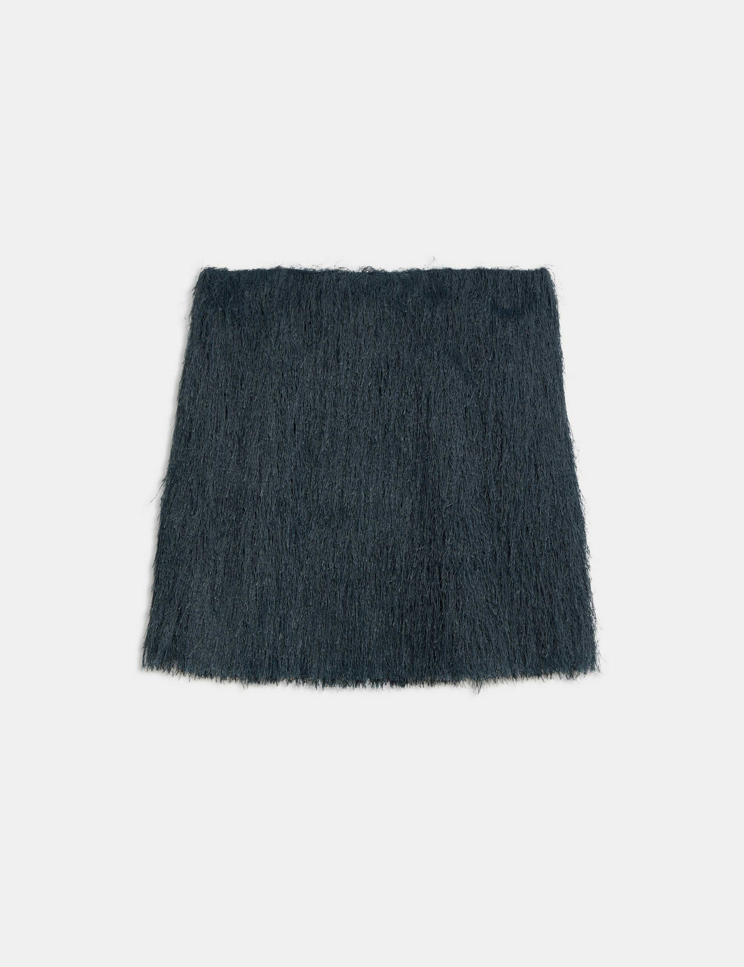 Fringed Mini A-Line Skirt 2 of 7
