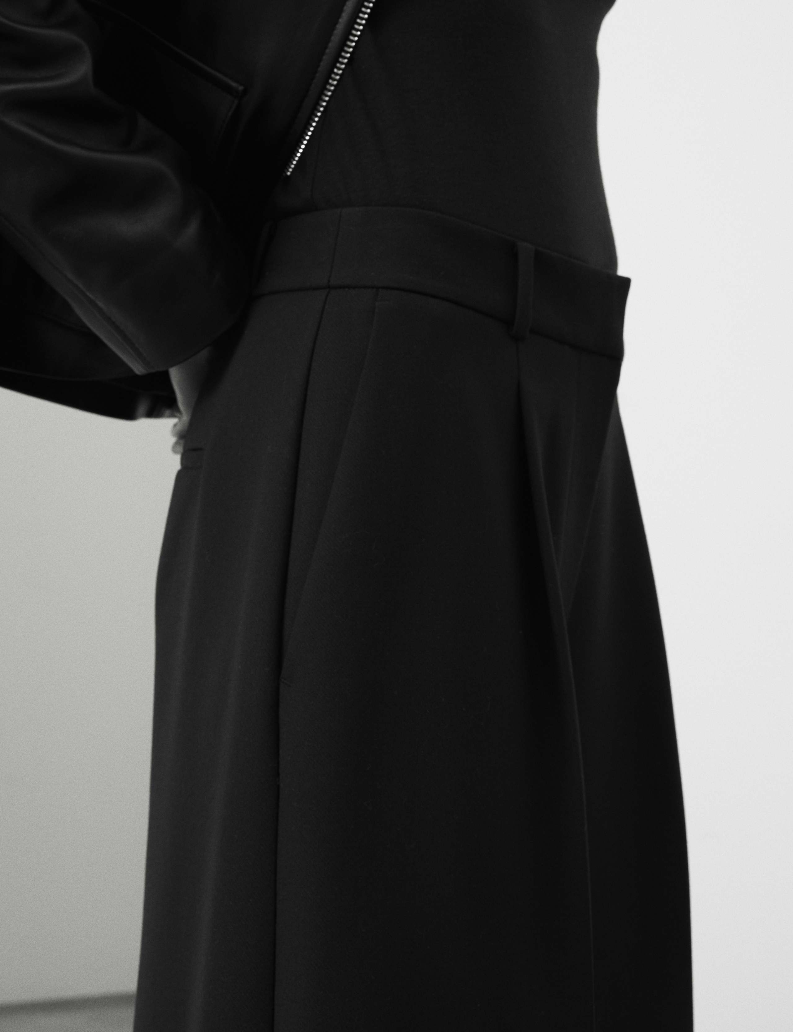 Tailored Barrel Leg Trousers with Wool 5 of 6